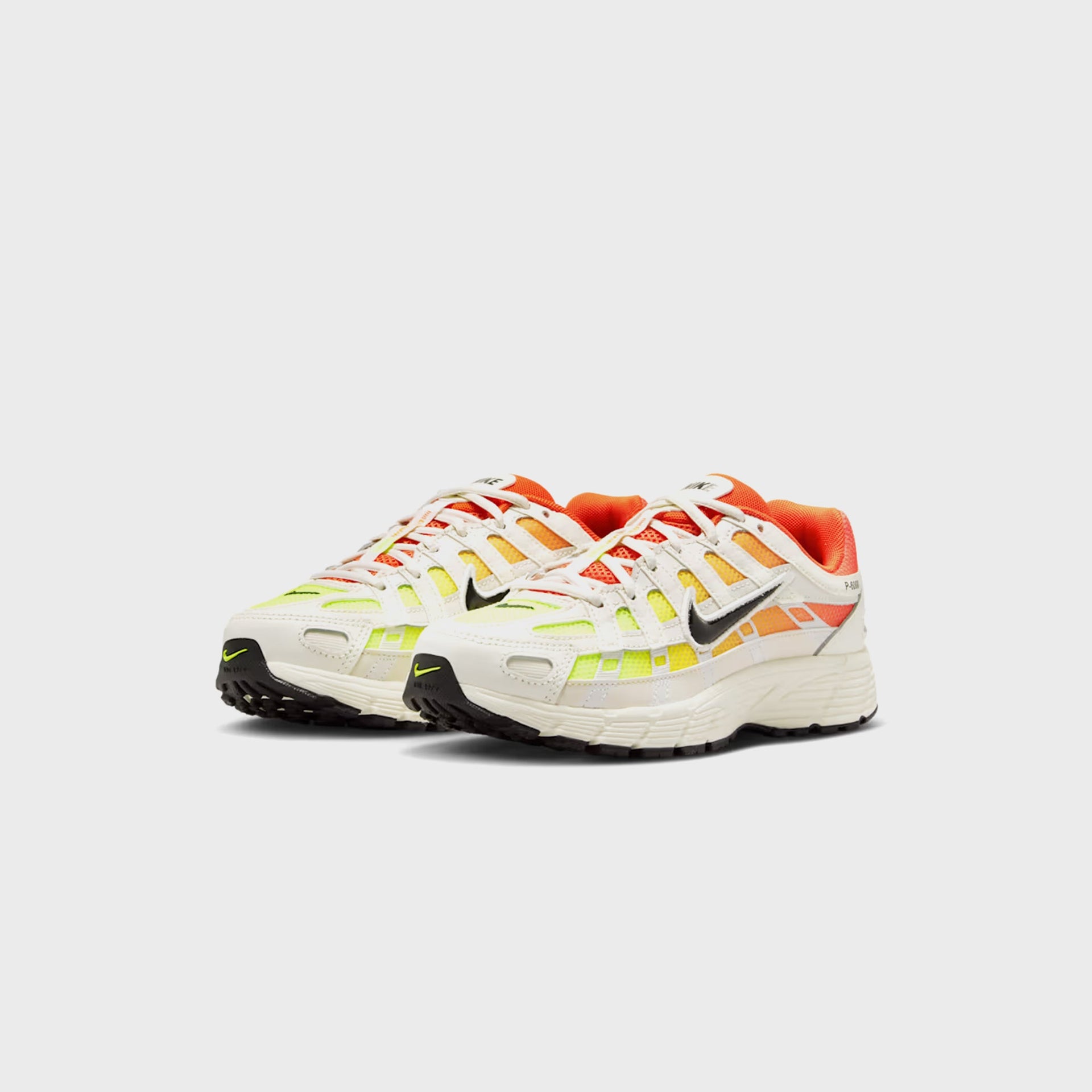 Nike GS P-6000 Fade - Sail / Black / Cosmic Clay / Volt Ice