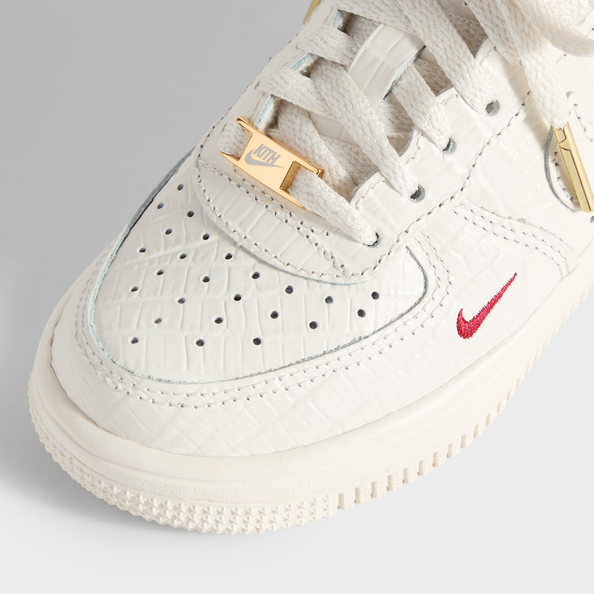 Kith for Nike PS Air Force 1 - Phantom / Black Spruce / Varsity Red