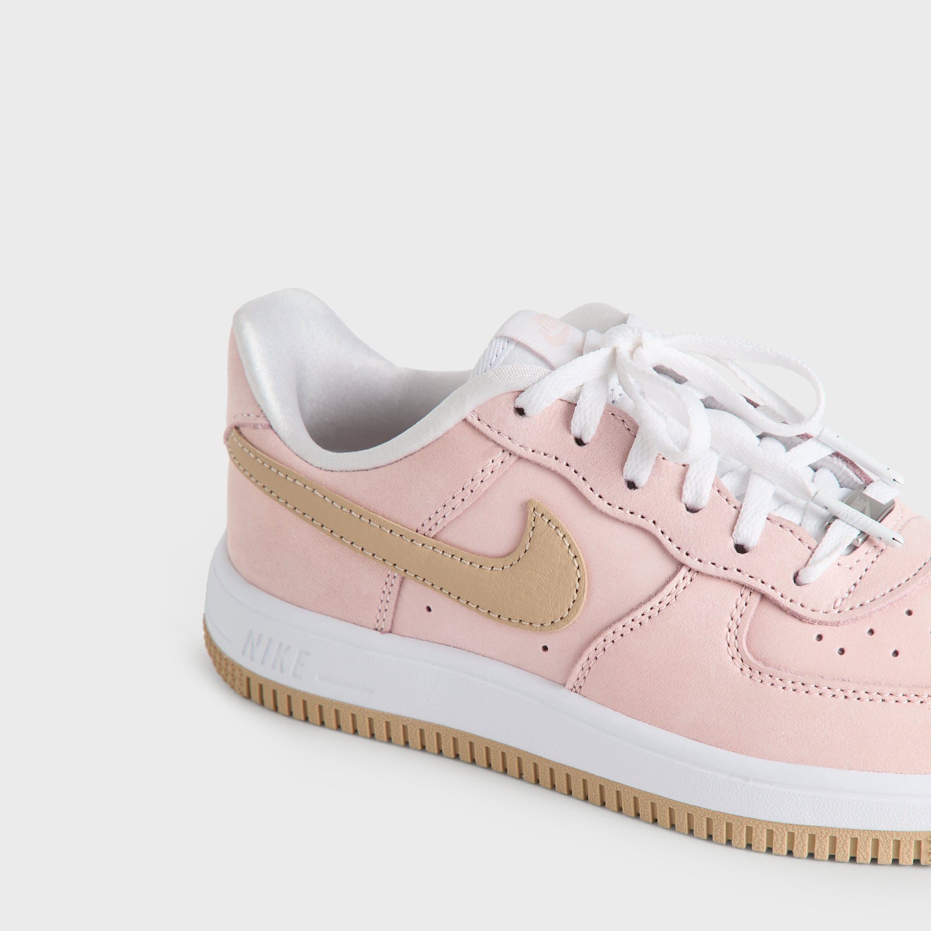 Kith Kids for Nike PS Air Force 1 "Un-Linen" - Linen / Atmosphere / White