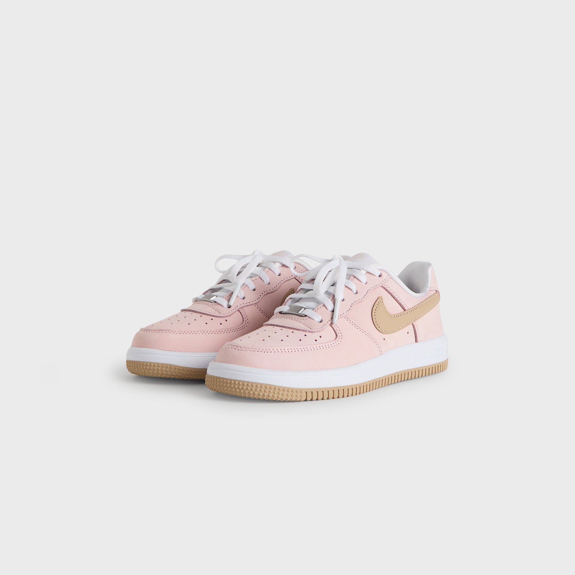 Kith Kids for Nike PS Air Force 1 "Un-Linen" - Linen / Atmosphere / White