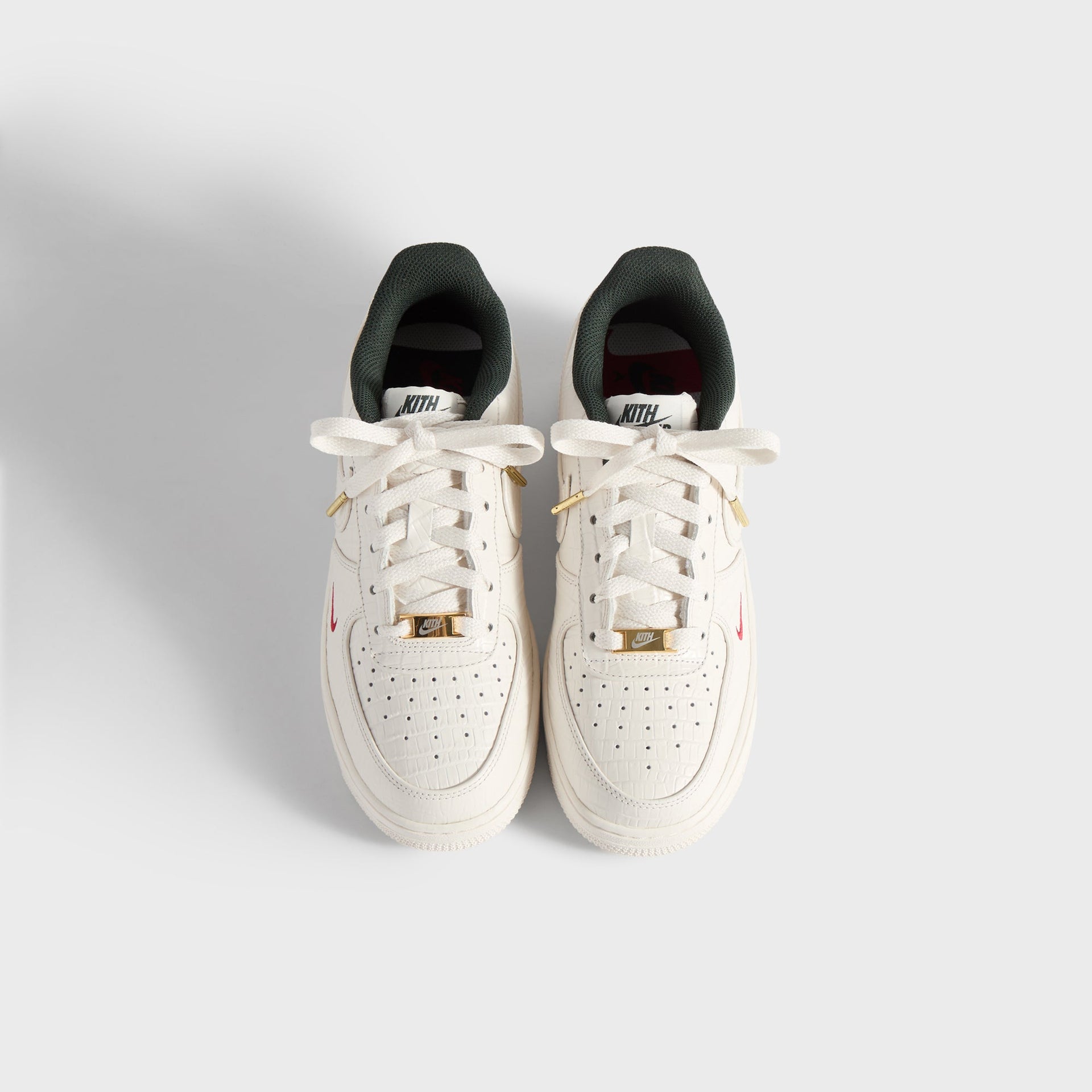 Kith for Nike GS Air Force 1 - Phantom / Black Spruce / Varsity Red