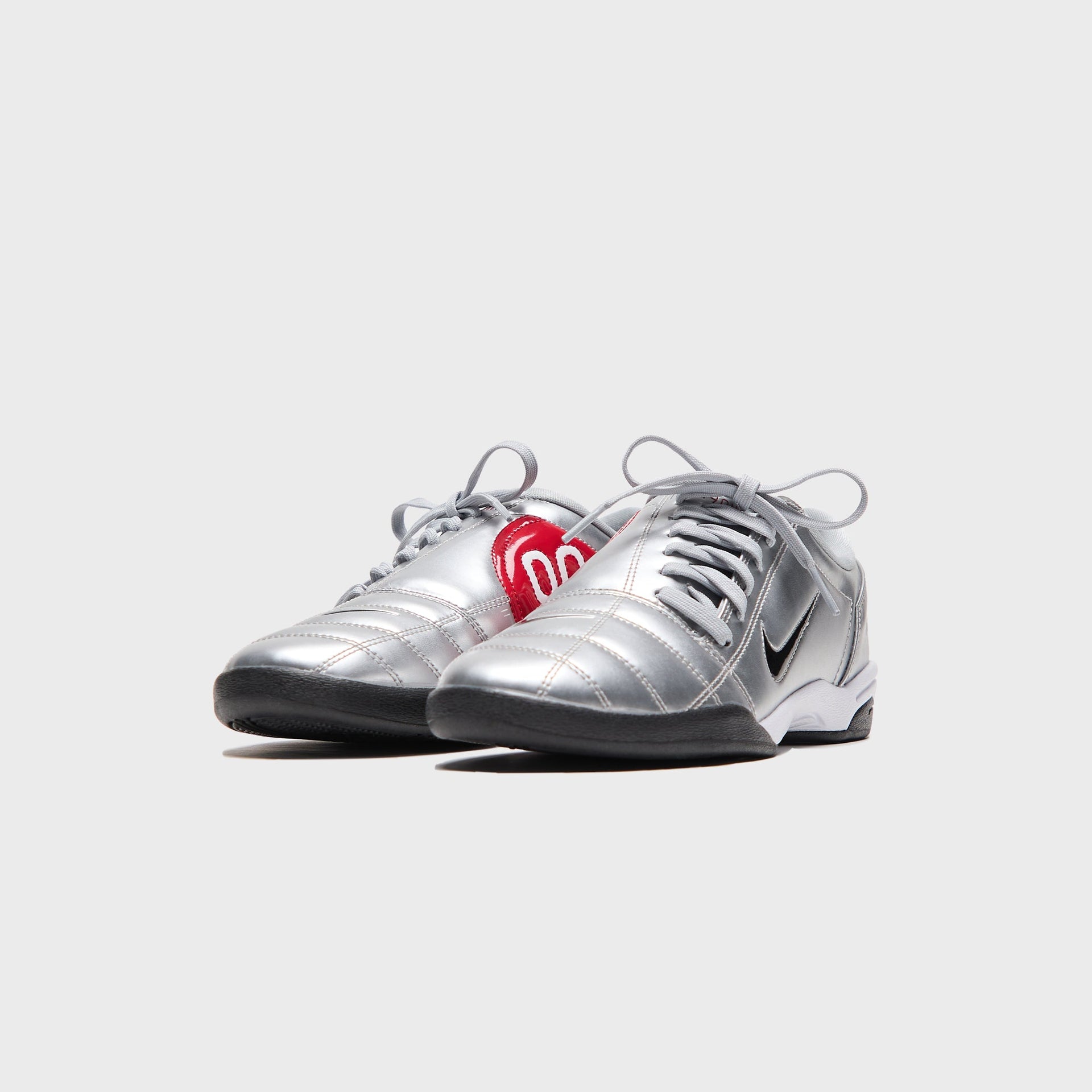 Nike WMNS T90 - Metallic Silver / Black / University Red / White