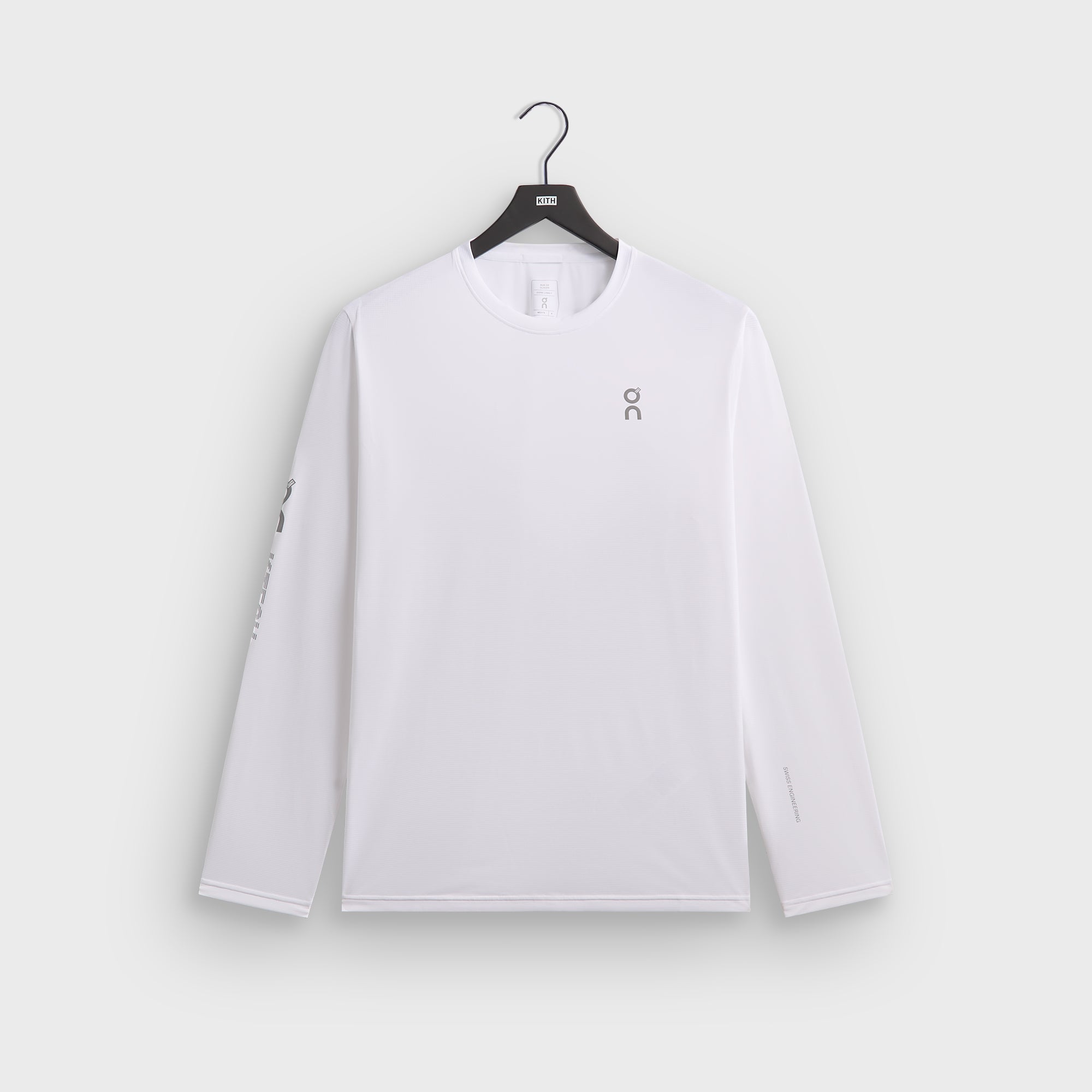 Kith for On Core Long Sleeve Tee - Brilliant White – Kith UK