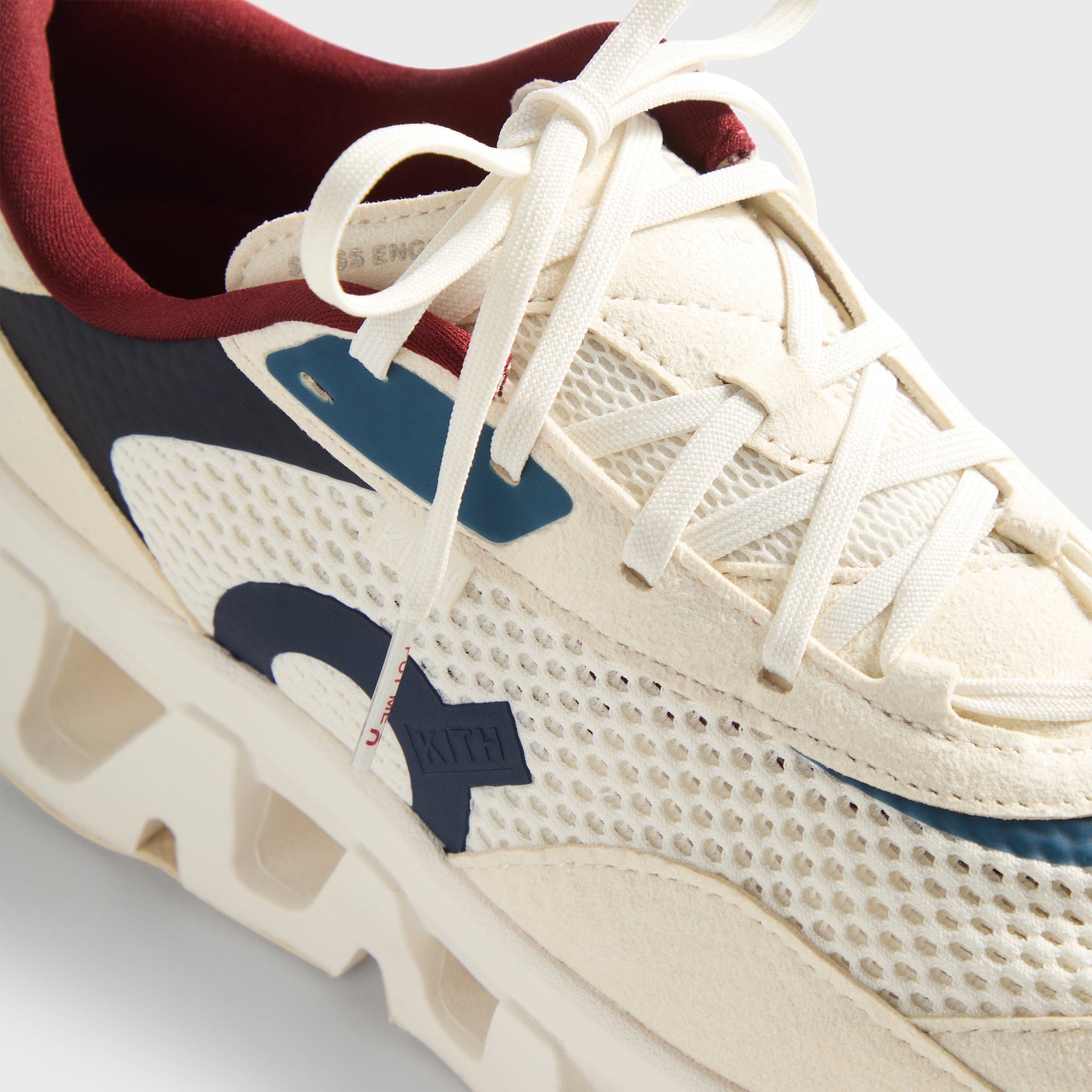 Kith for On WMNS K-Tech 2 - White / Real Teal