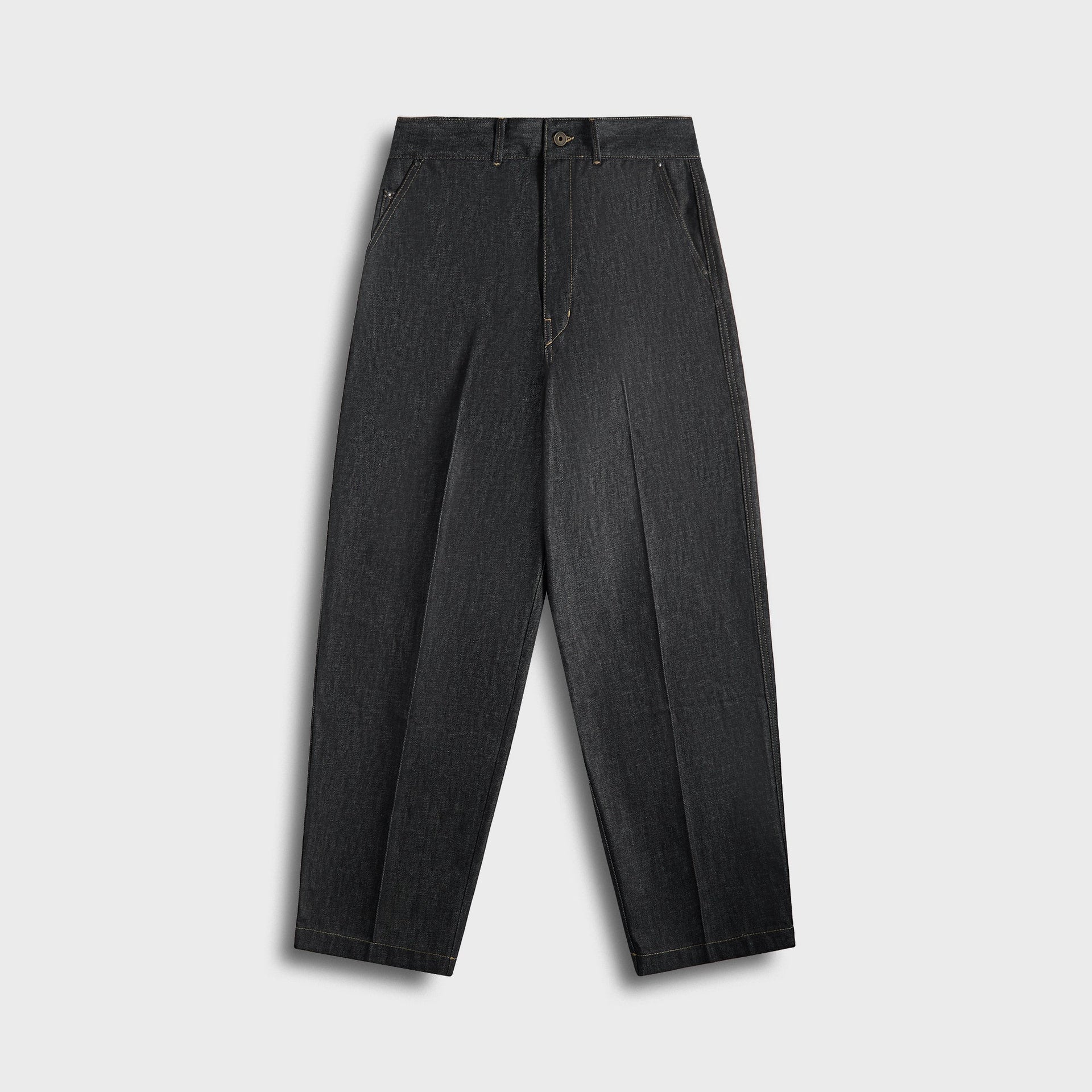 Lemaire Maxi Barrel Workwear Pants in Slate