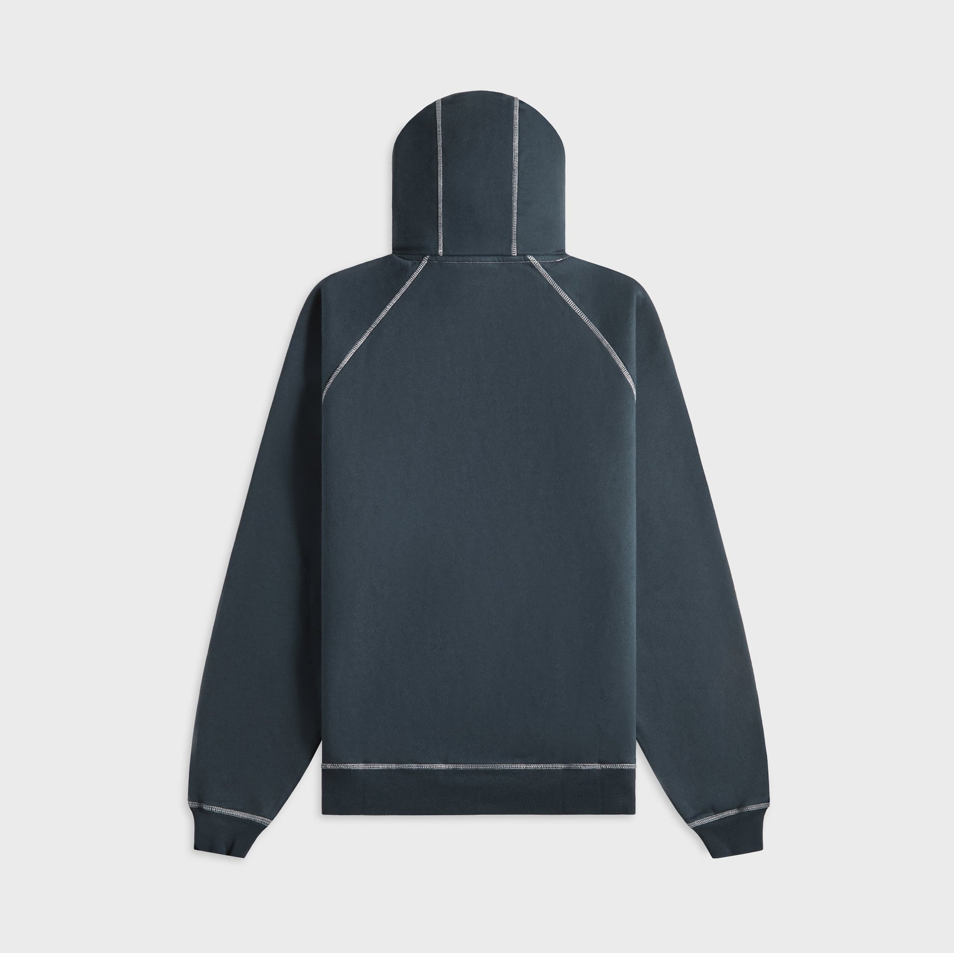 by Parra Circled Script Logo Hooded Sweatshirt - Dark Blue