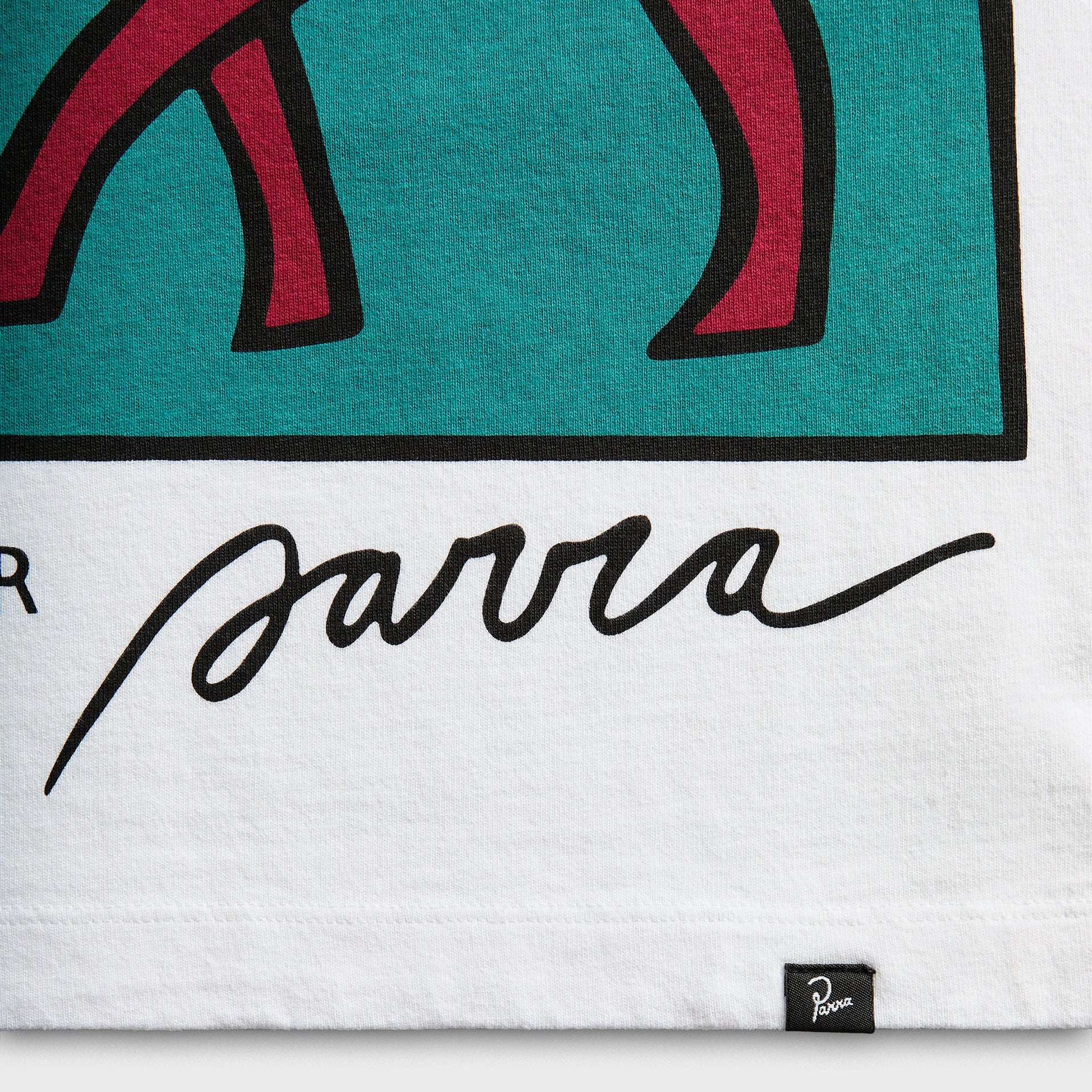 by Parra Bear Dog Hammer Tee - White