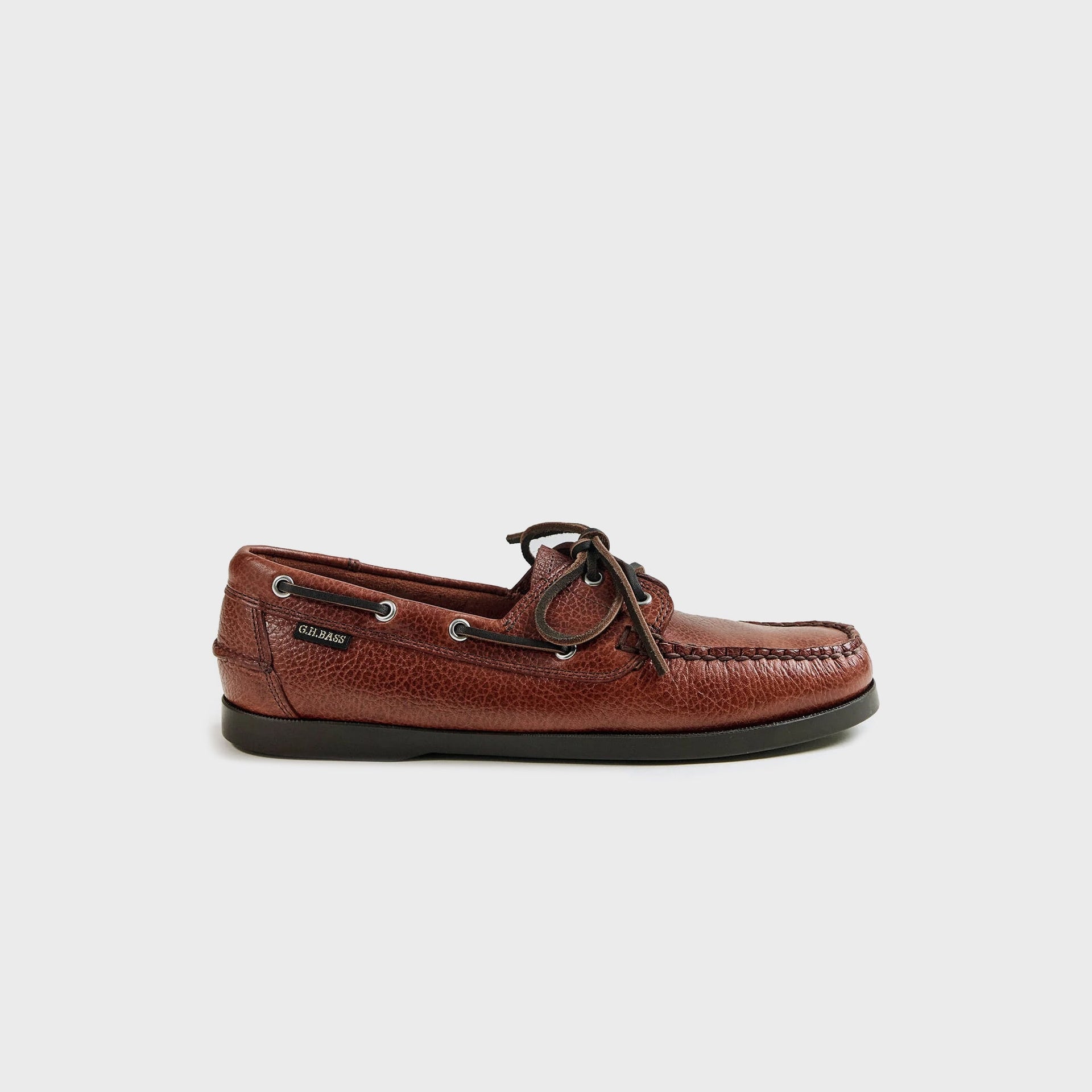 G.H. Bass Jetty II 2 Eye Boat Shoe - Dark Tan