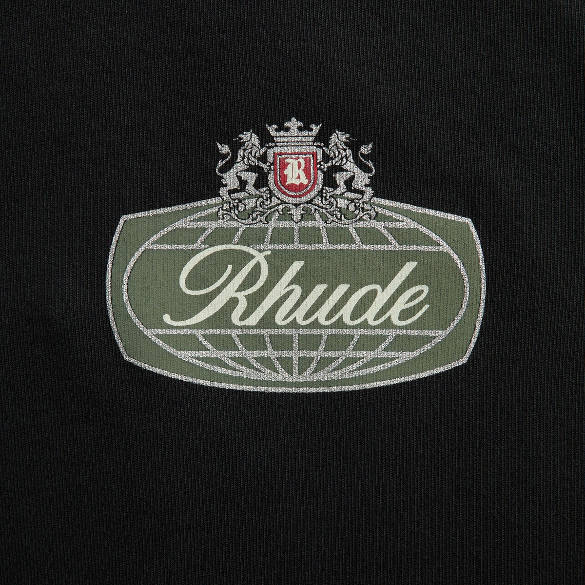 Rhude Desert Crest Tee - Vintage Black / Silver
