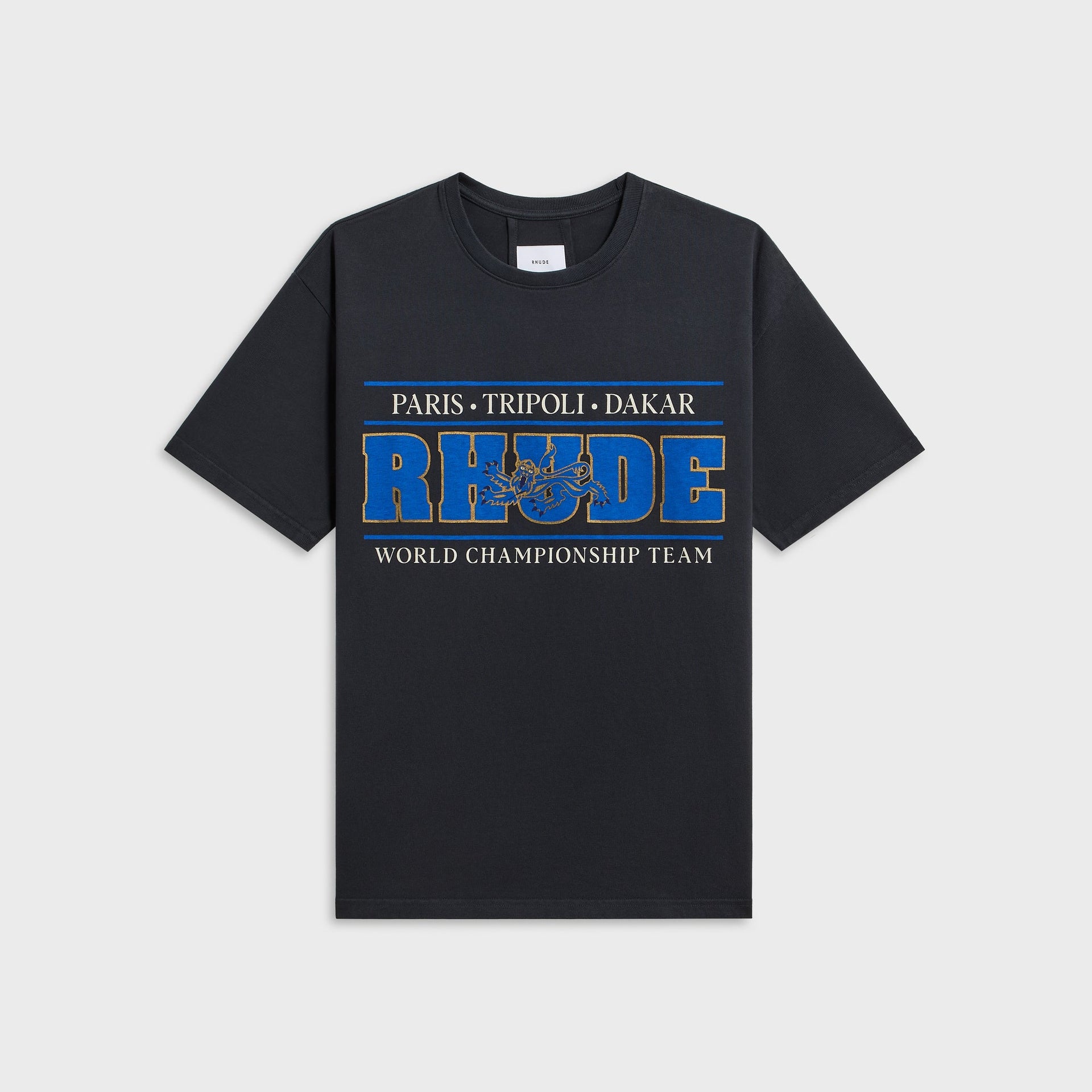 Rhude Chrono Tee - Vintage Black / Blue
