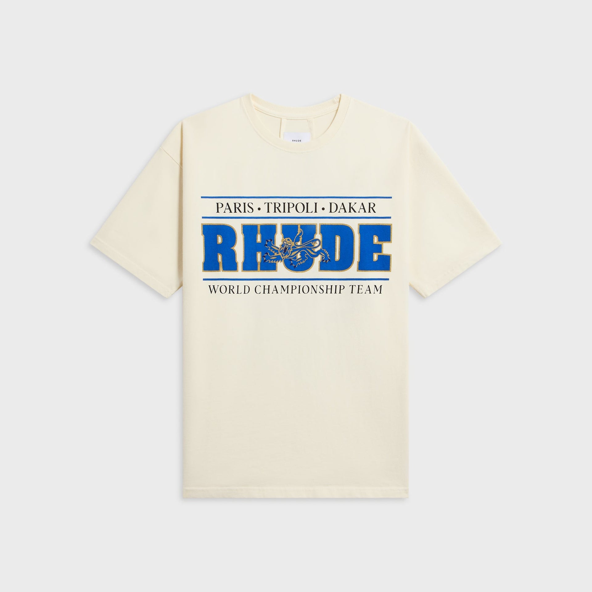 Rhude Chrono Tee - Vintage White / Blue