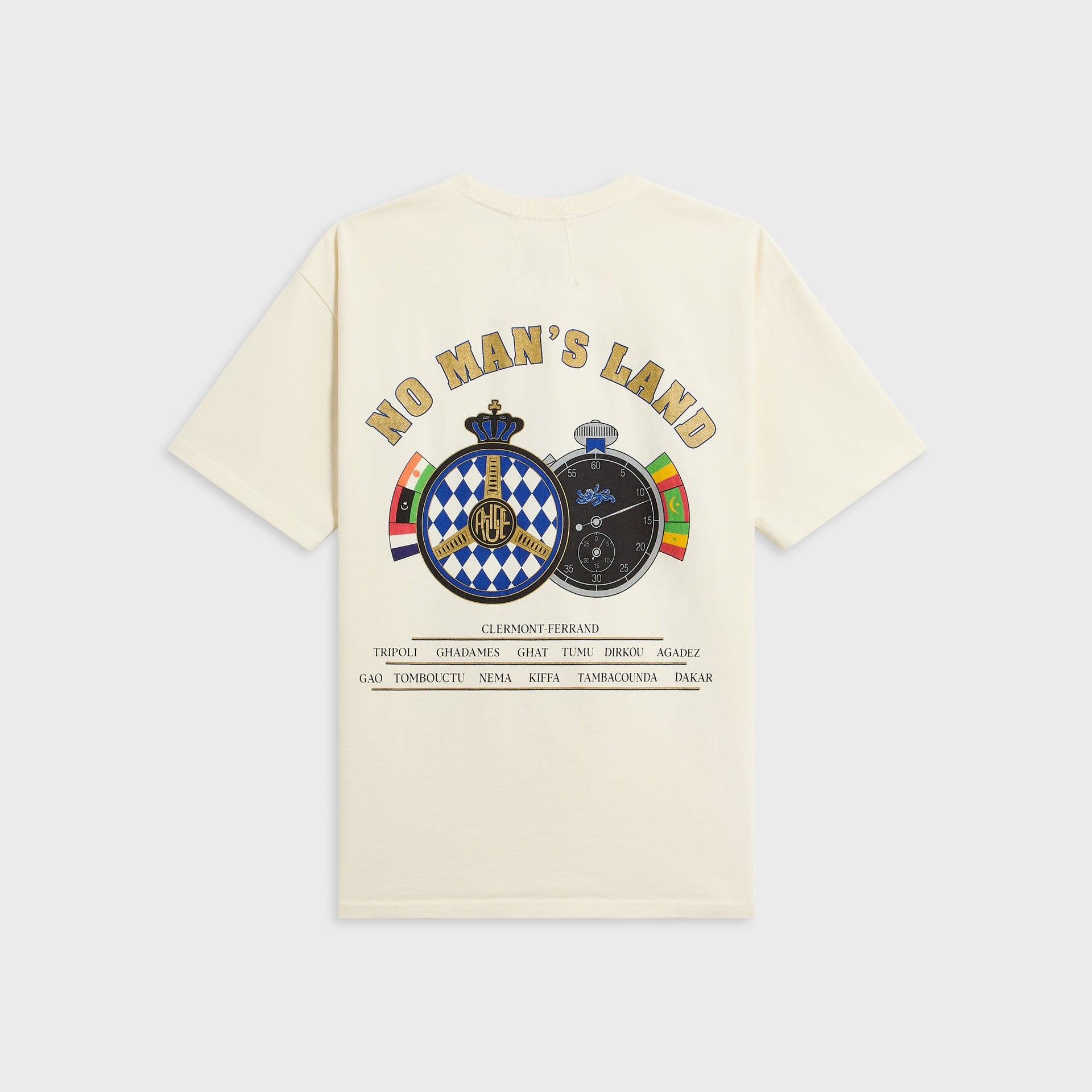 Rhude Chrono Tee - Vintage White / Blue