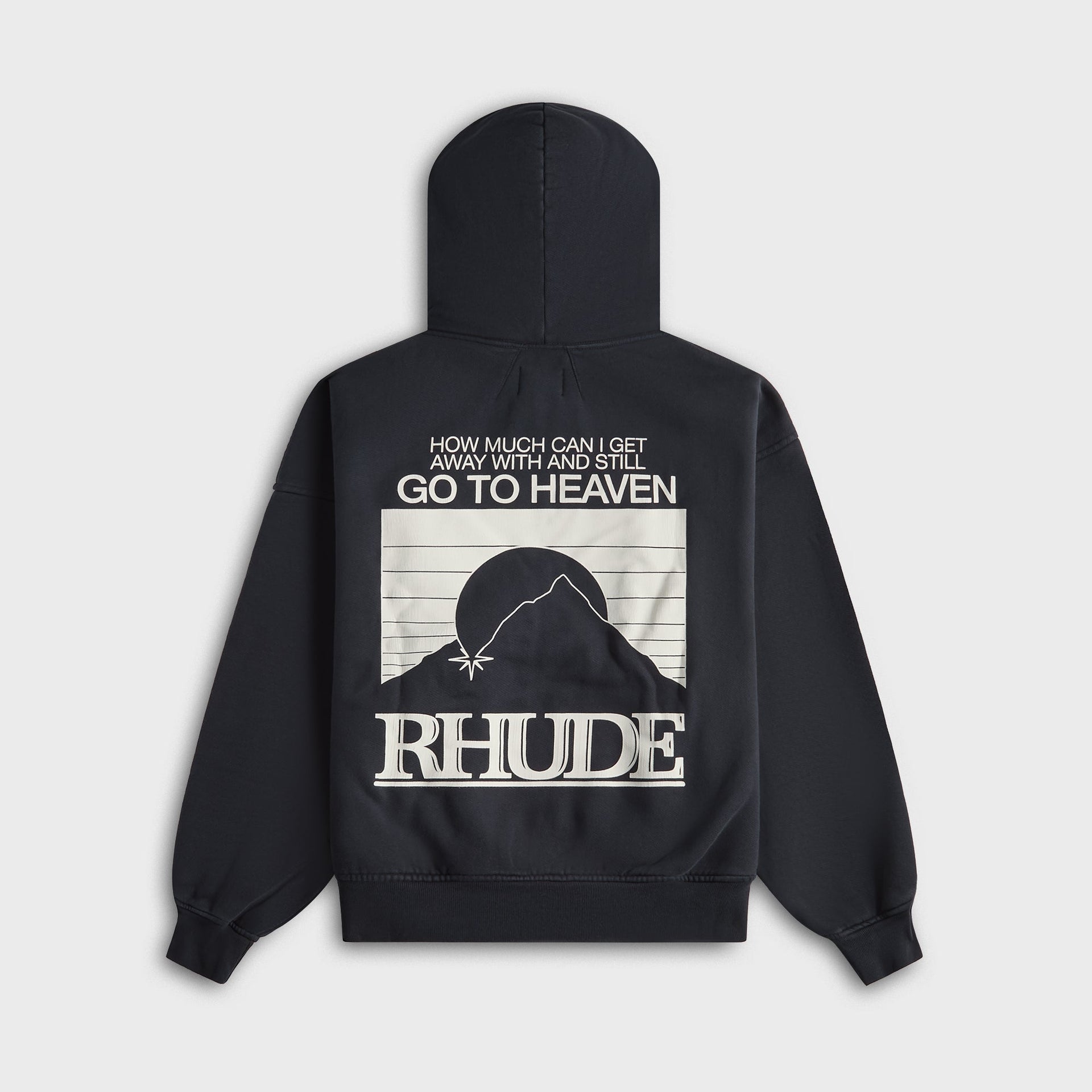 Rhude Moonlight Pack Hoodie - Vintage Black / White
