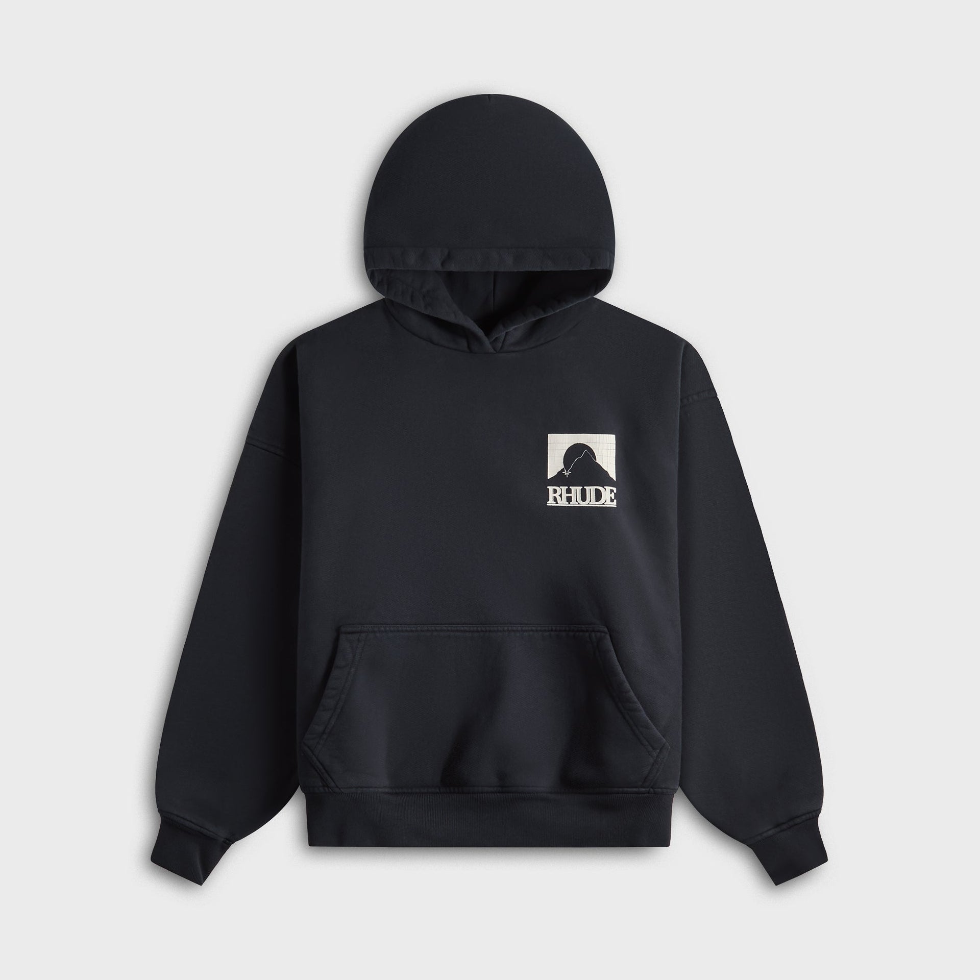Rhude Moonlight Pack Hoodie - Vintage Black / White