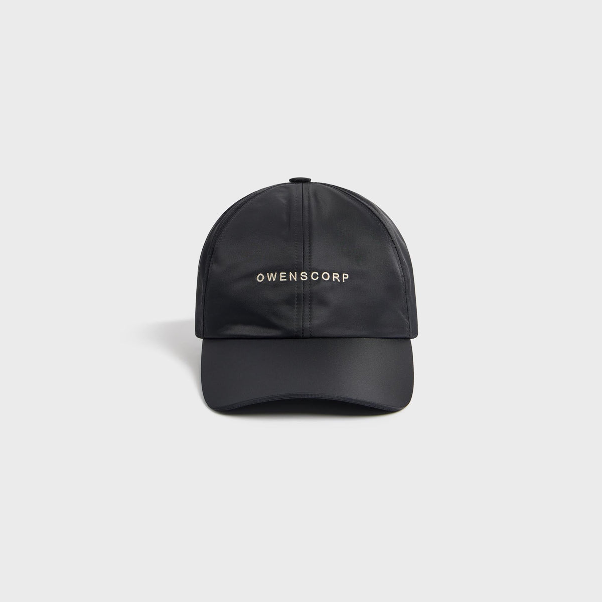 Rick Owens FW25 Tower Baseball Cap - Black / Pearl