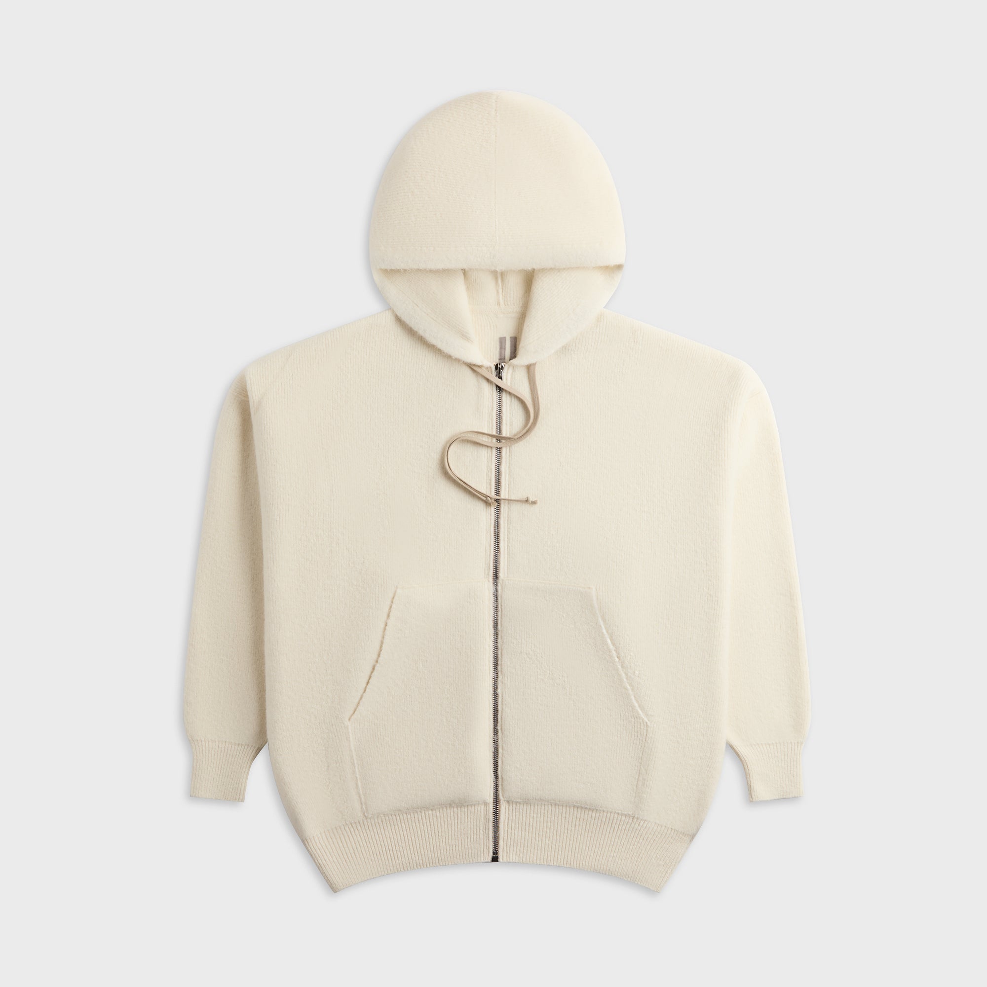 Rick Owens Hun Zip-Up Hoodie - Butter – Kith UK