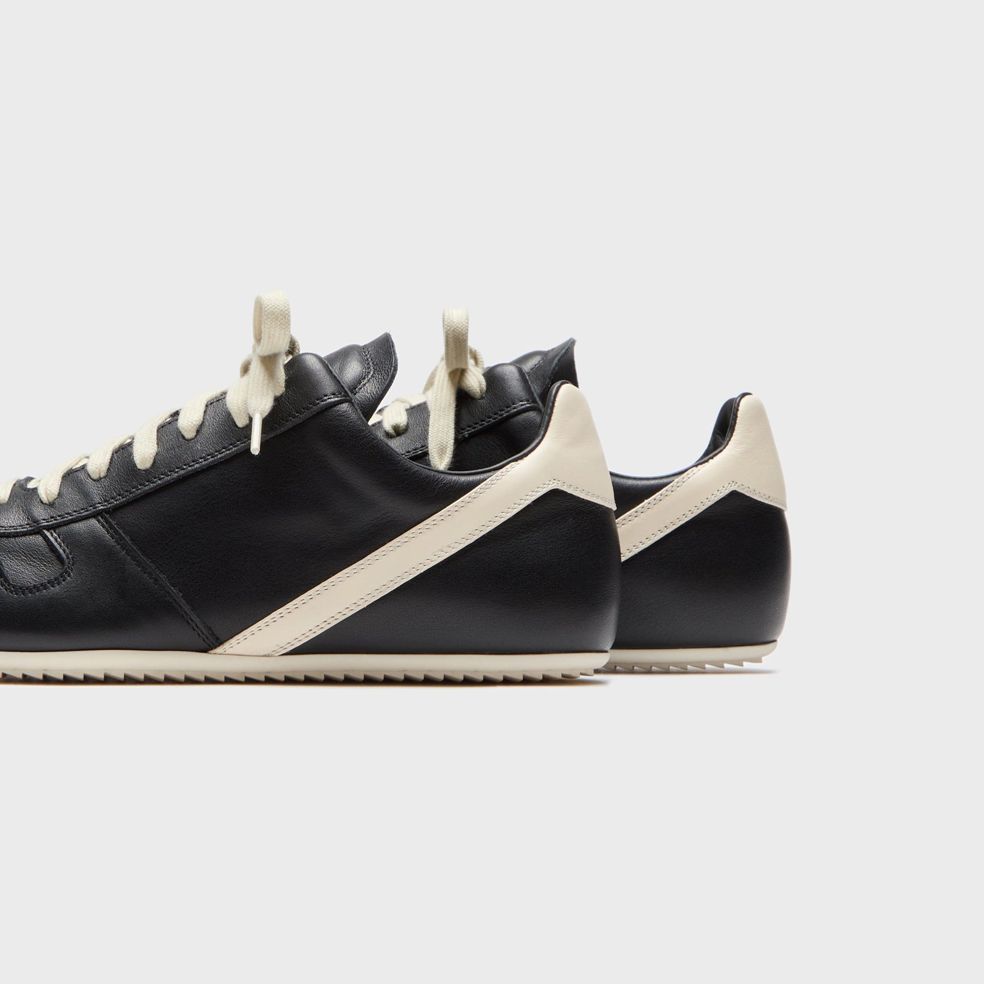 Rick Owens Concordians Minimal Sneaks - Black / Milk / Milk