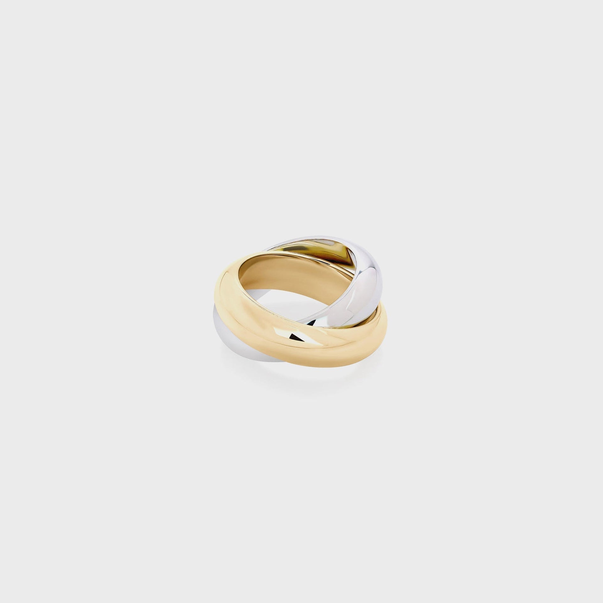 SHASHI Ross Ring in Gold / Silver