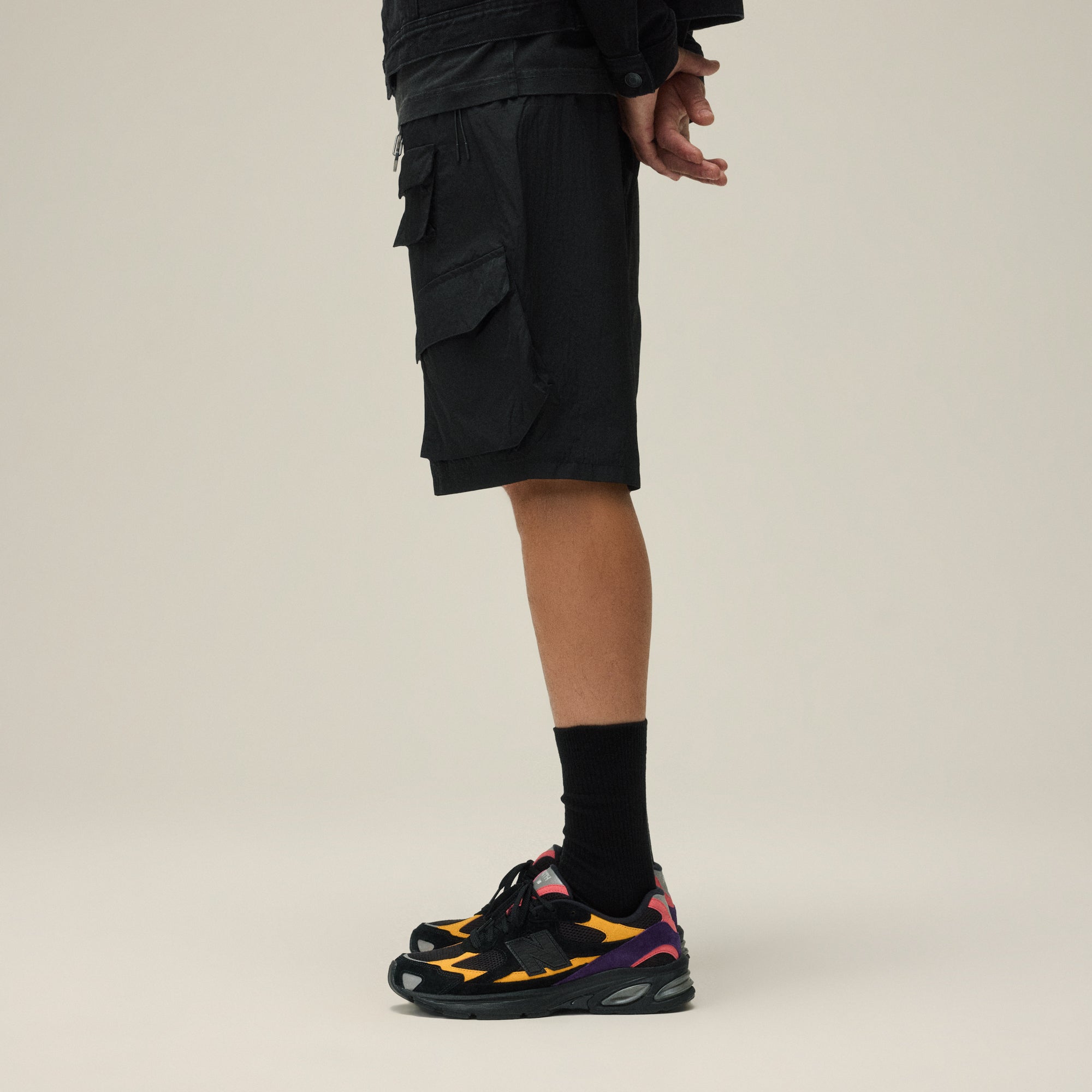 Kith Dupont Cargo Pocket Short - Black – Kith UK