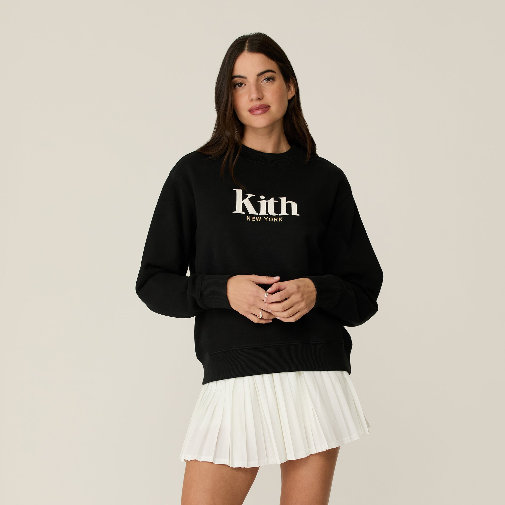 Kith スウェット　New York クルーネック　ブラック　S 新品未使用 Kith Women Asher New York Crewneck - Black – Kith UK