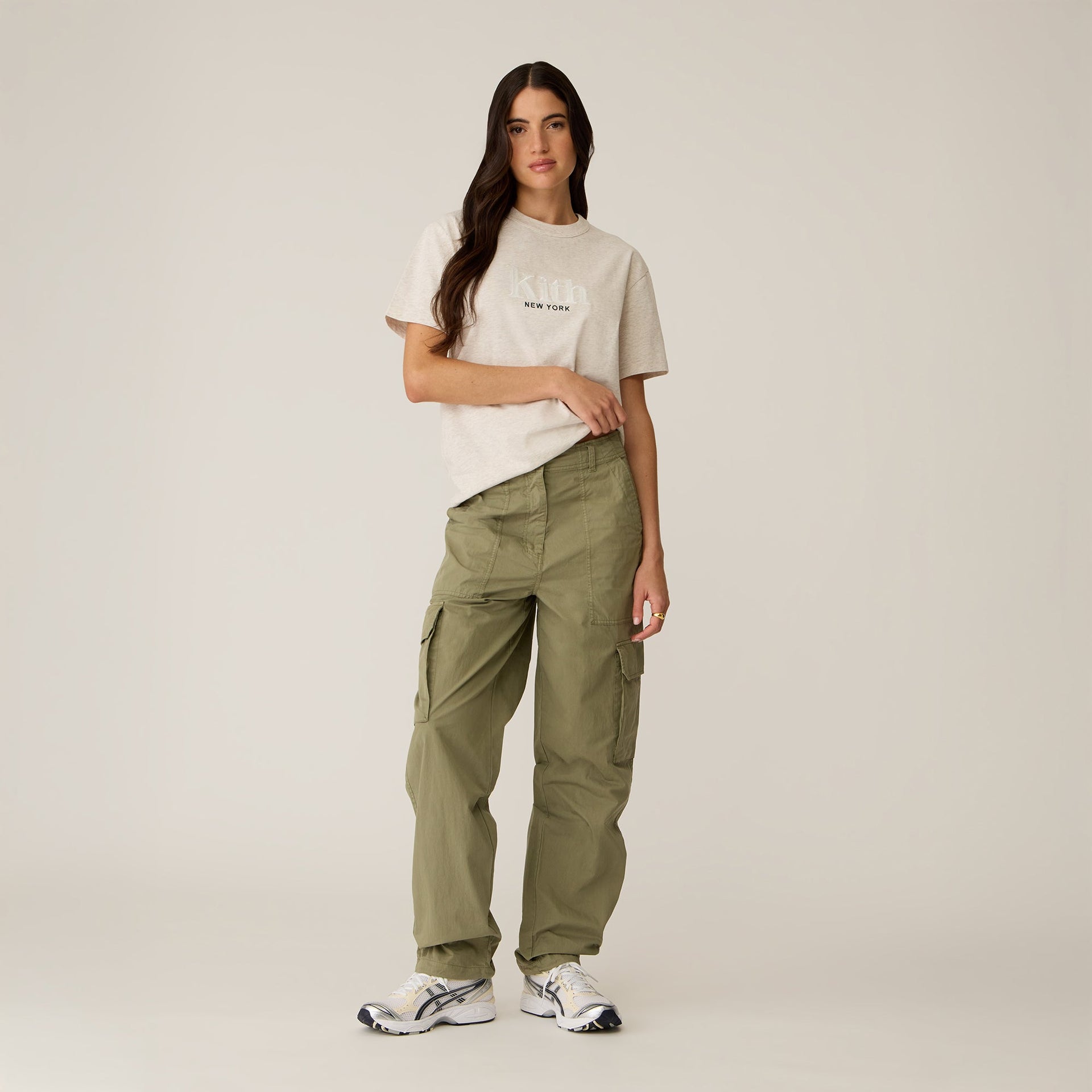 Kith Women Mott New York Tee II - Sandy Heather