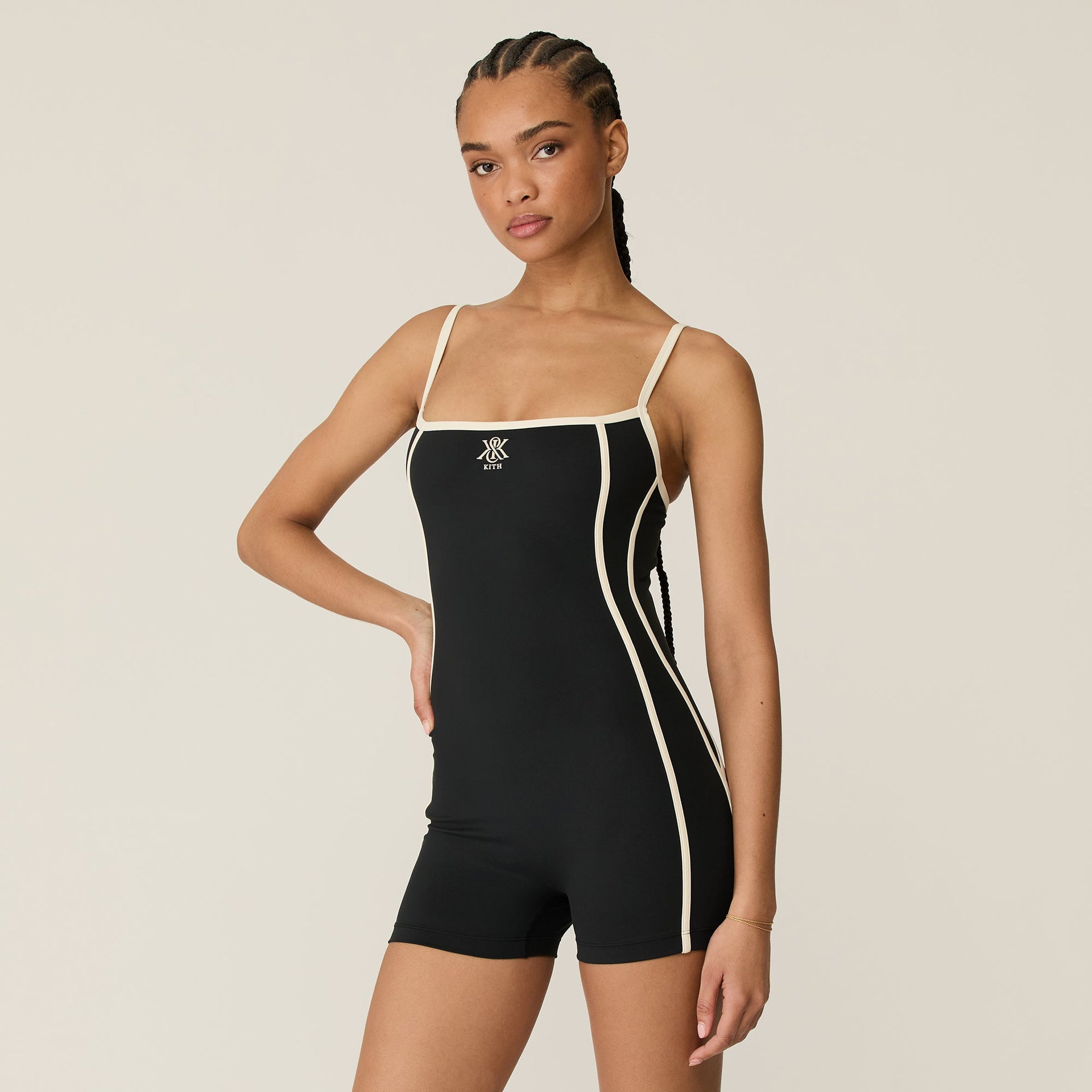 Kith Women Remi Active Romper - Black