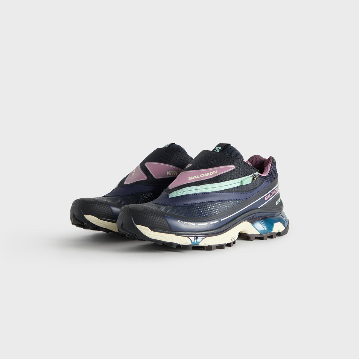 Kith for Salomon XT-VYGR 2 - Dark Navy / Dusky Orchid / Transparent
