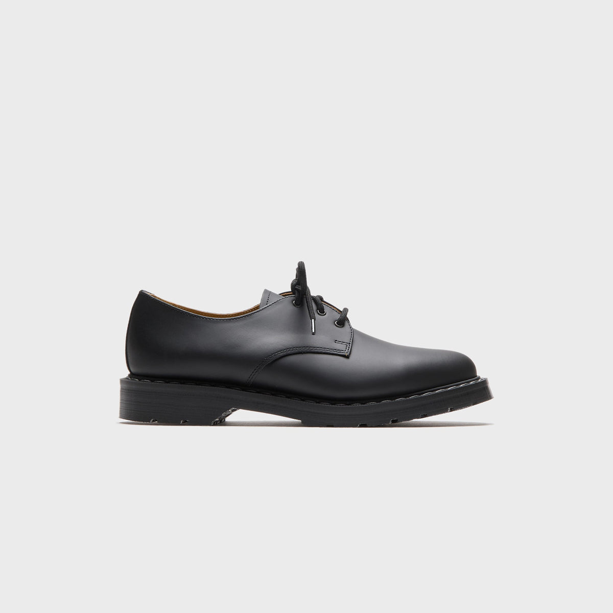 Solovair Greasy Gibson Shoe - Black