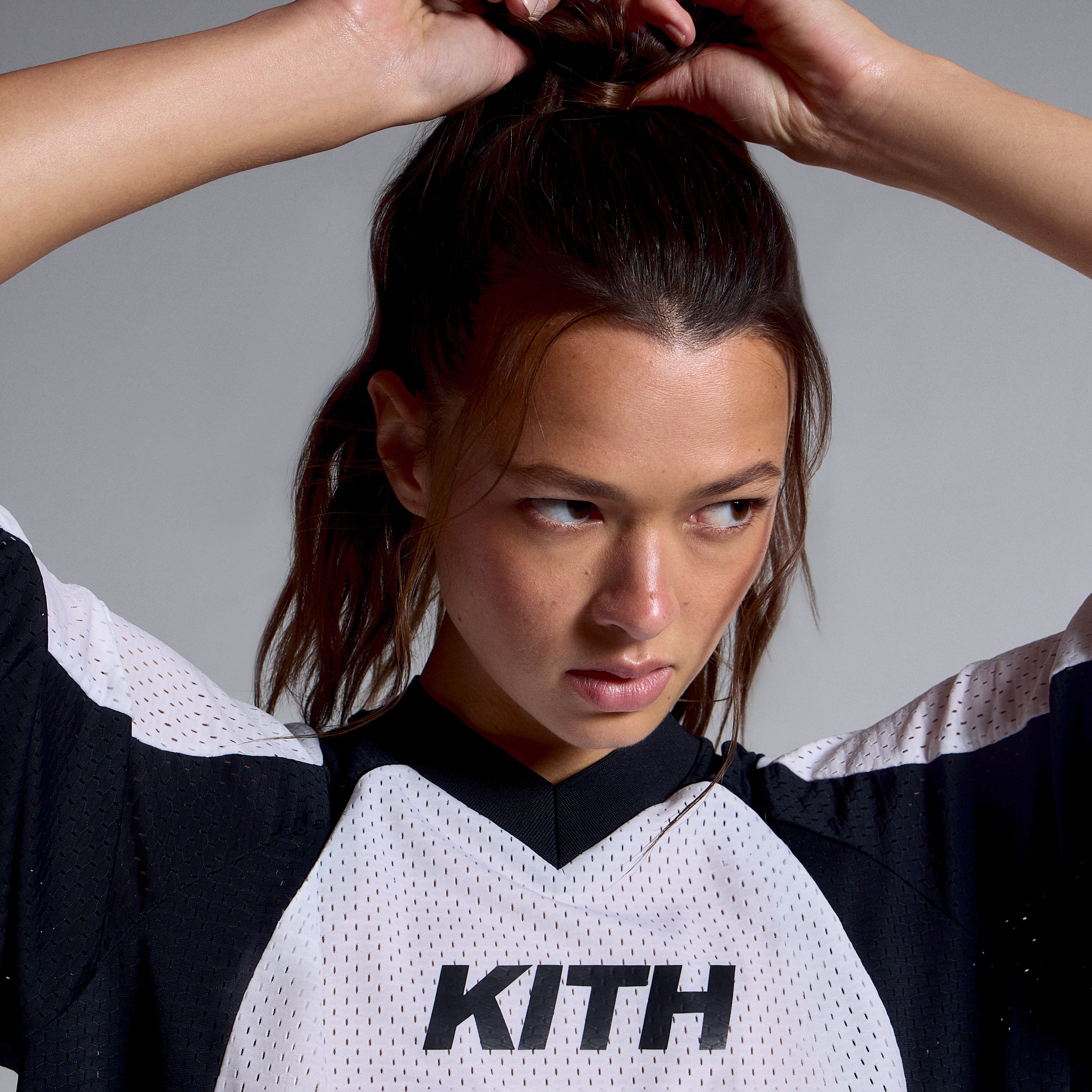 Kith Women Ridley II Mesh Short Sleeve Tee - White – Kith UK