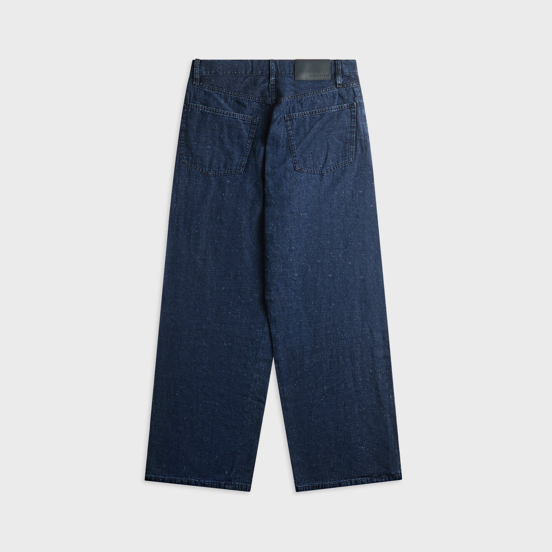 Sunflower Super Wide Twist Denim - Indigo Hemp