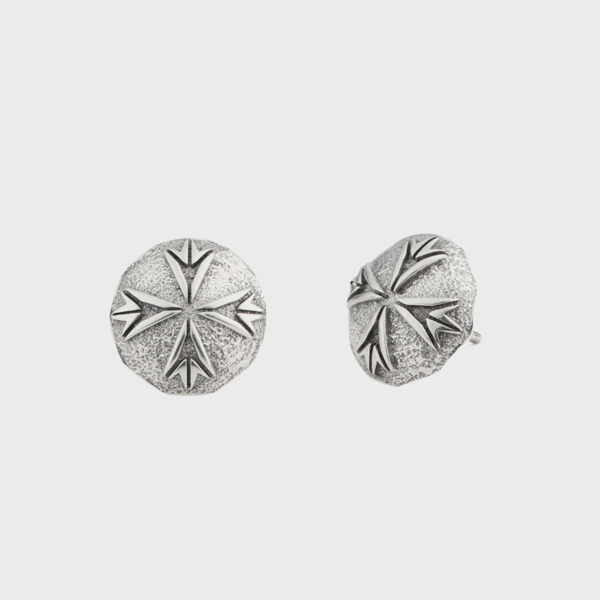 Emanuele Bicocchi Logo Scudo Earrings - Silver
