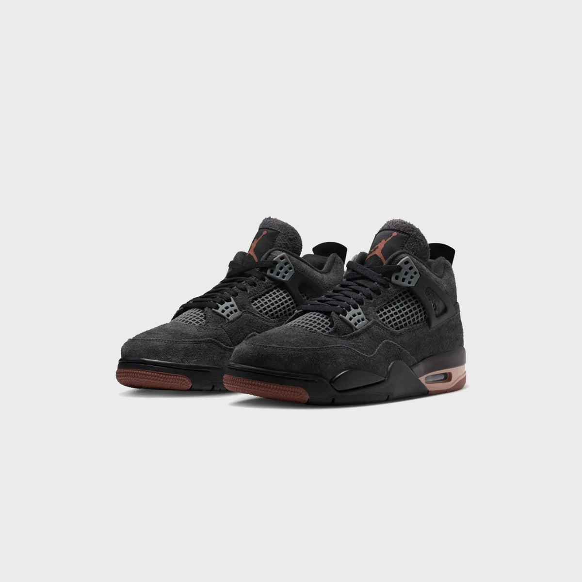 Jordan Air Jordan 4 Retro - Black / Red Bark / Dark Smoke Grey / Smoke Grey / Hemp