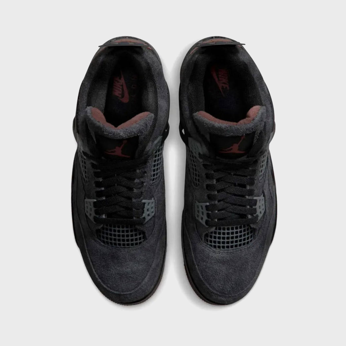 Jordan Air Jordan 4 Retro - Black / Red Bark / Dark Smoke Grey / Smoke Grey / Hemp