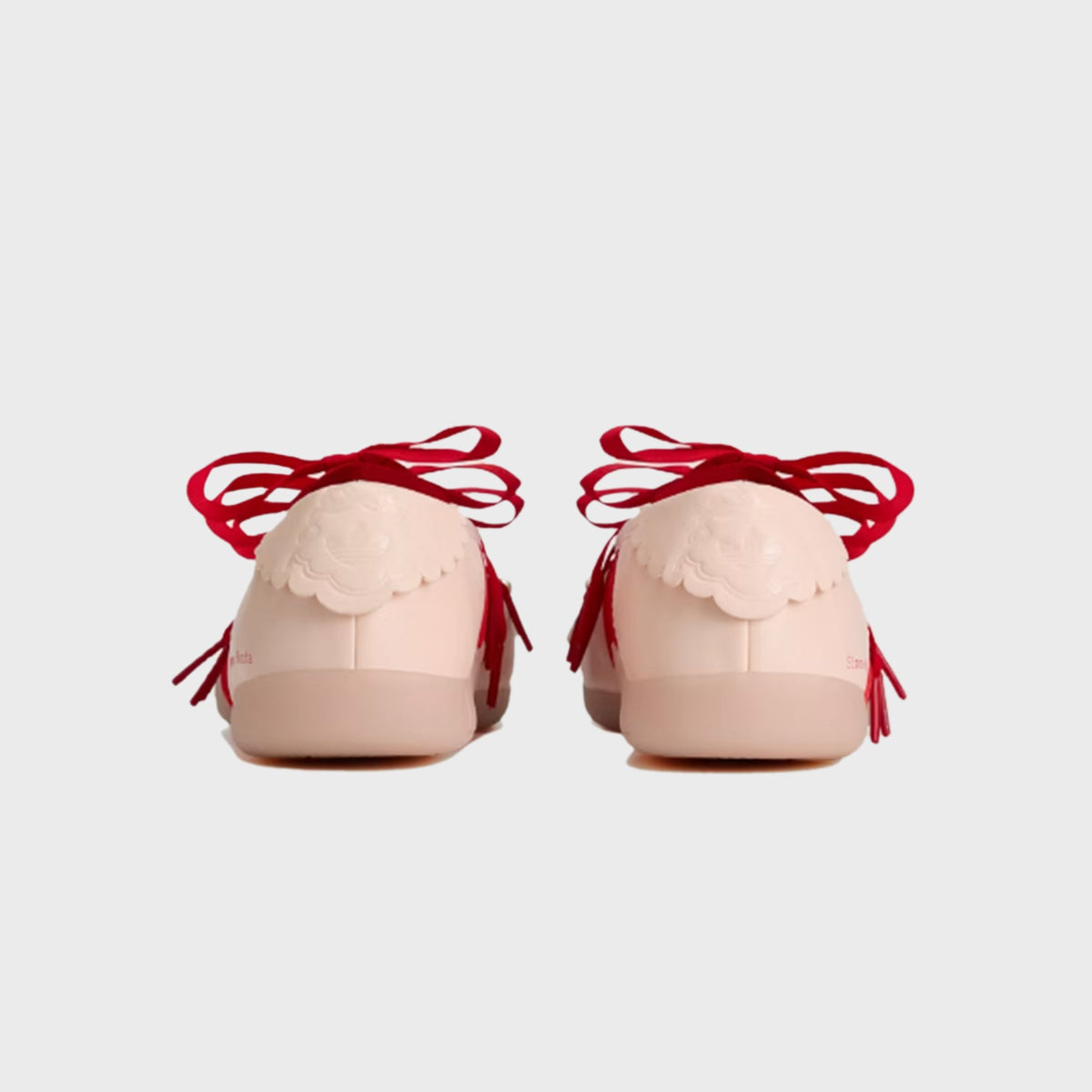 adidas x Simone Rocha WMNS Taekwondo Ballerina Leather - Pink Tint / Pink Tint / Better Scarlet