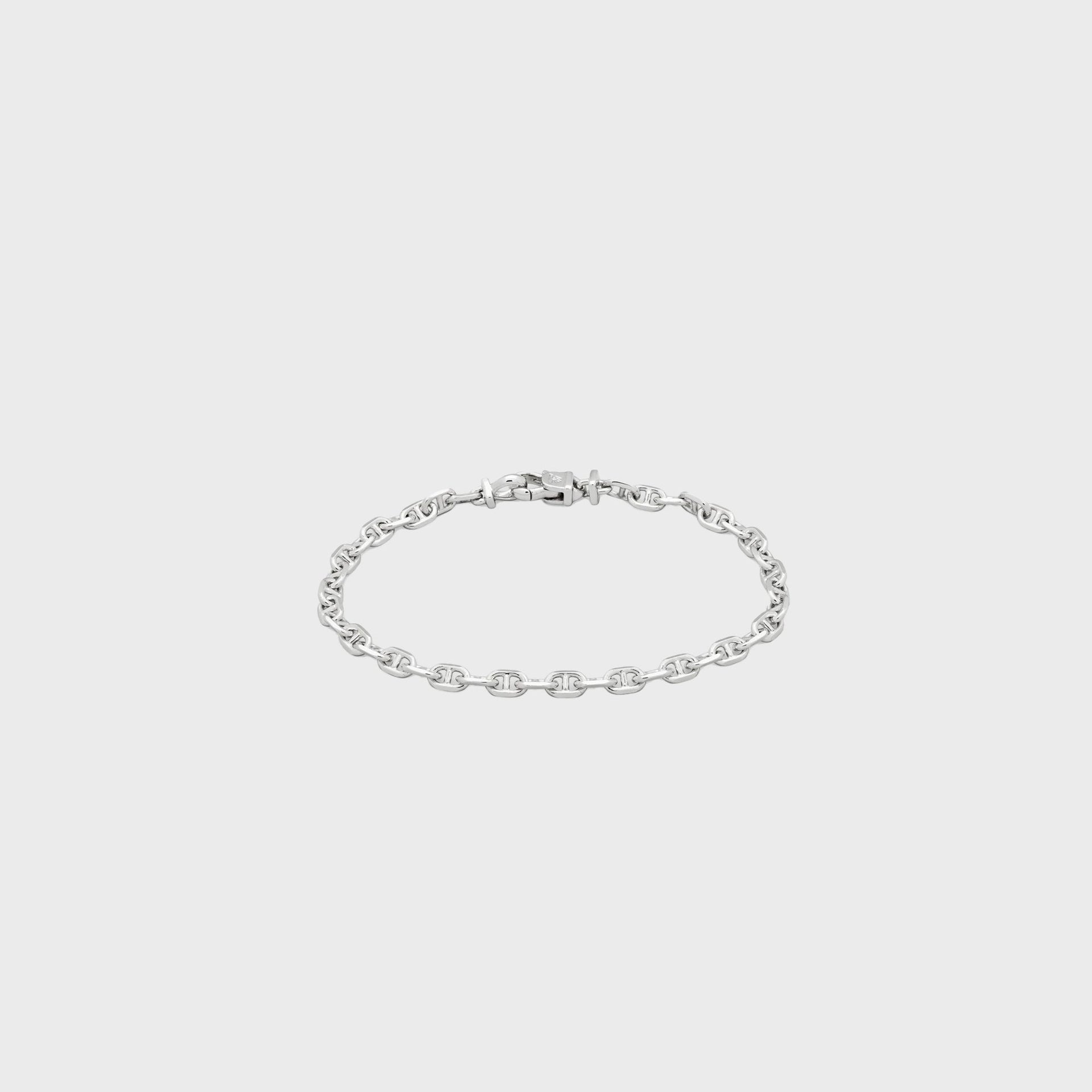 Tom Wood Cable Bracelet 7.7" - Silver
