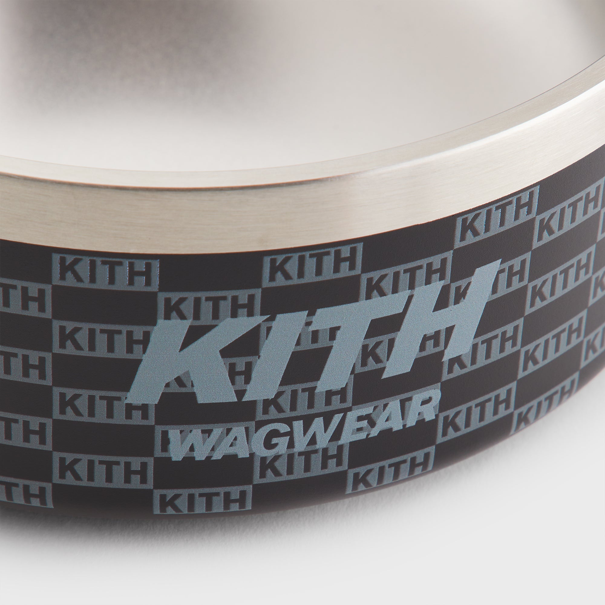 Kith for wagwear Metal Dog Bowl - Black – Kith UK
