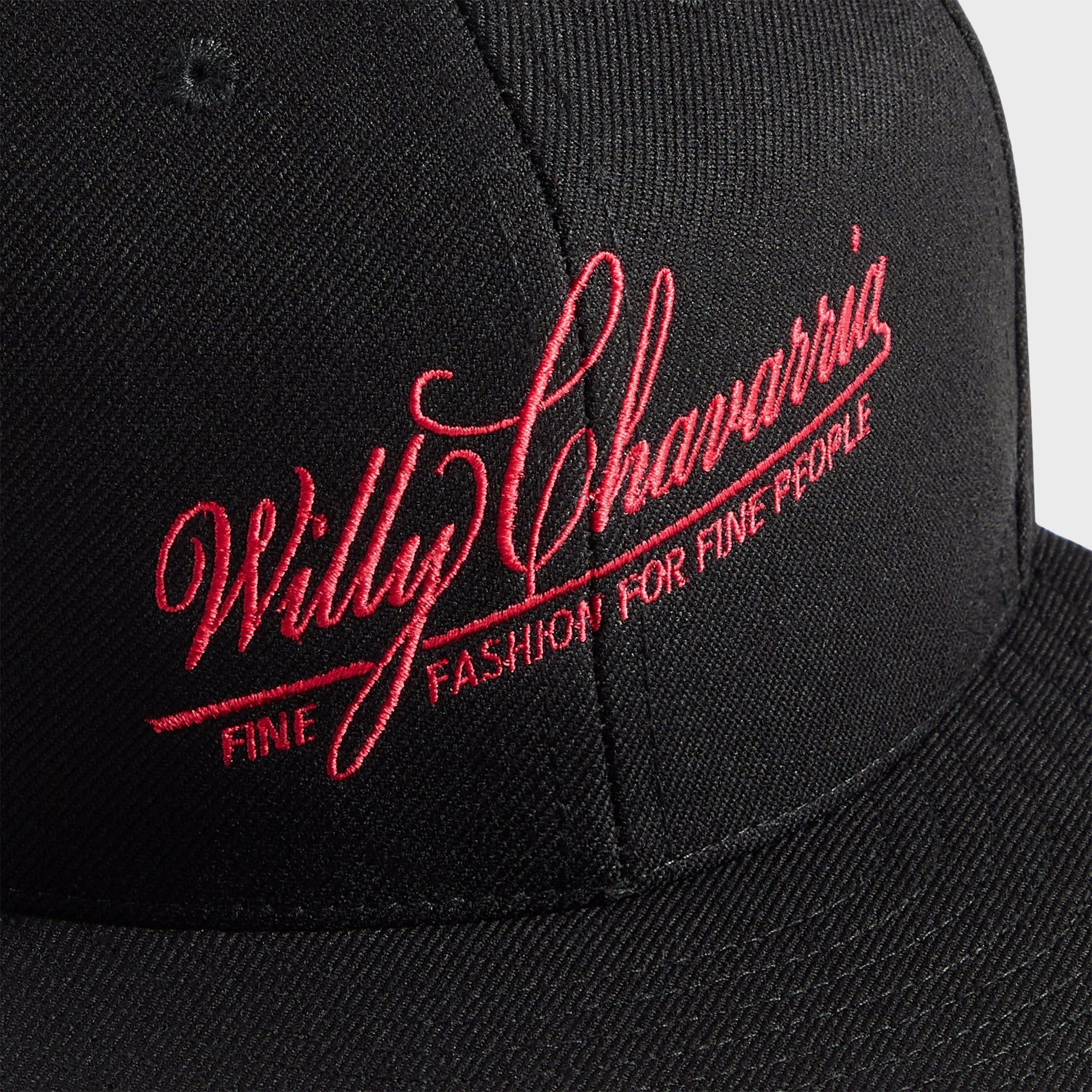 Willy Chavarria Fine Fashion Cap - Black
