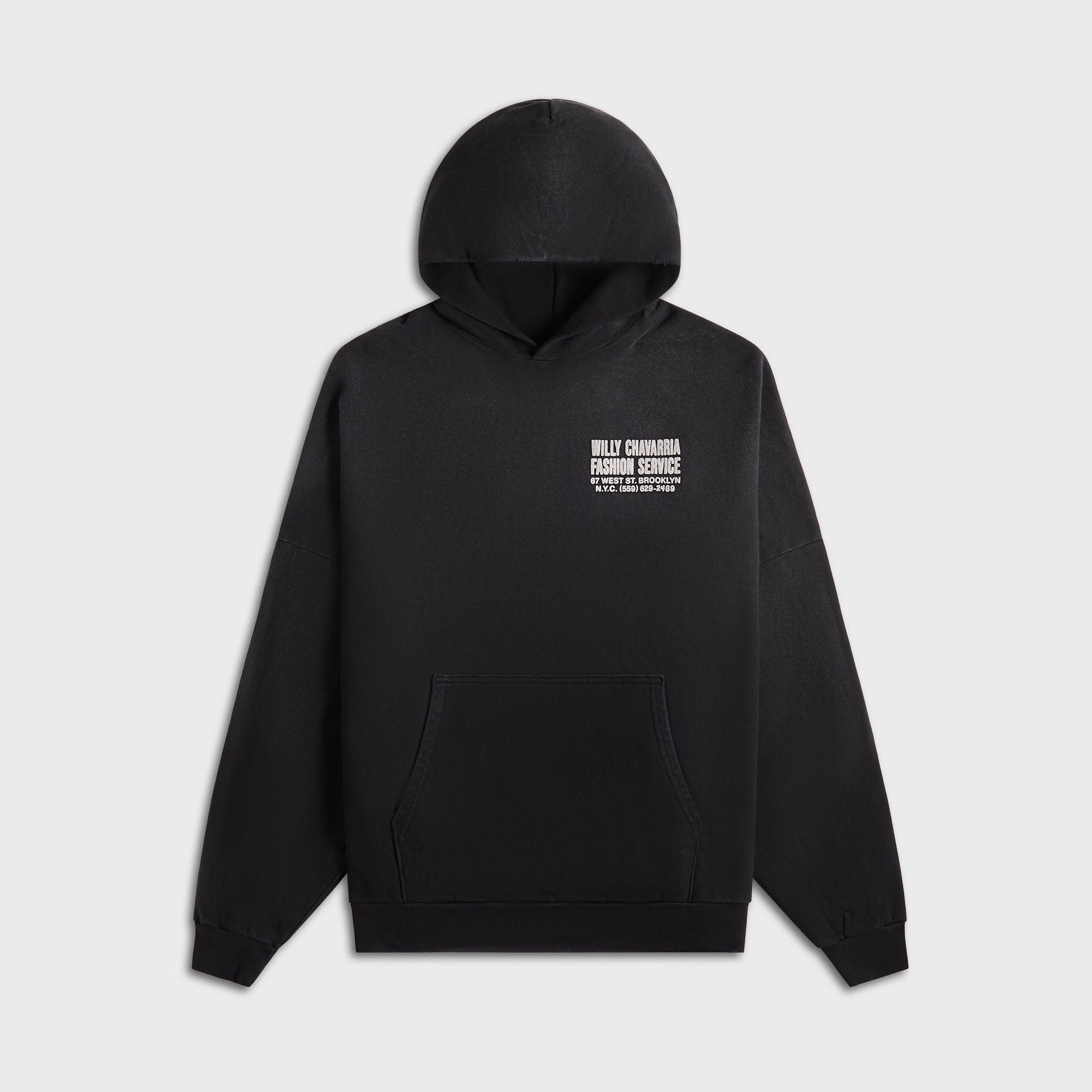 Willy Chavarria Fashion Services Hooligan Hoodie - Black