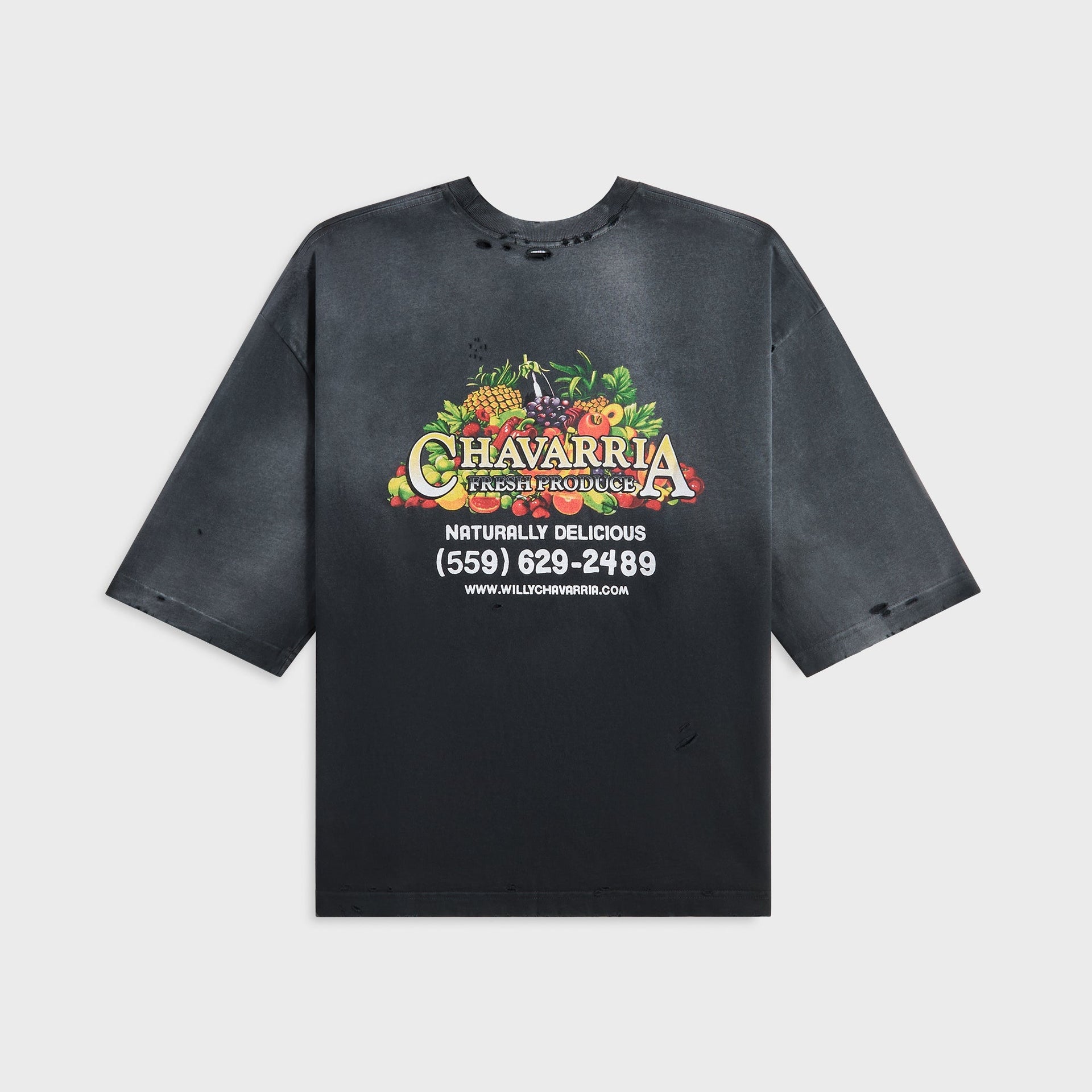 Willy Chavarria Fresh Produce Buffalo Tee - Black