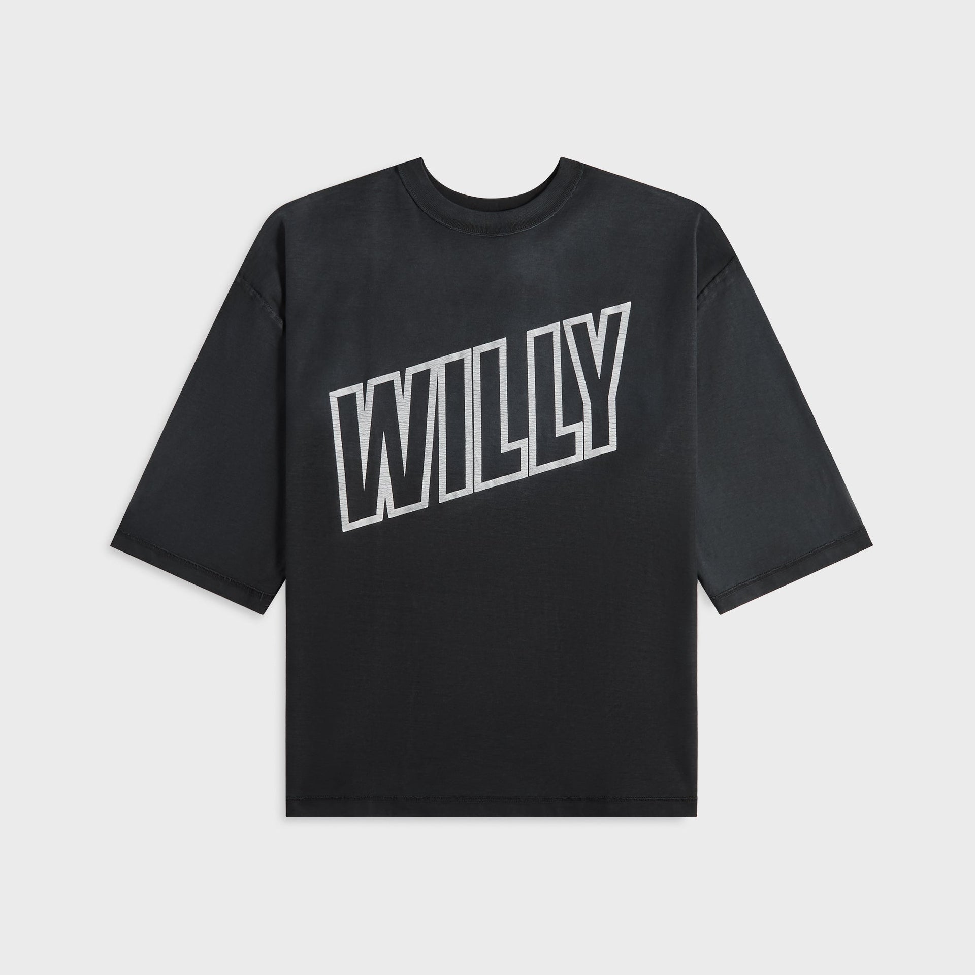 Willy Chavarria Inside Out "Willy" Buffalo Tee - Black