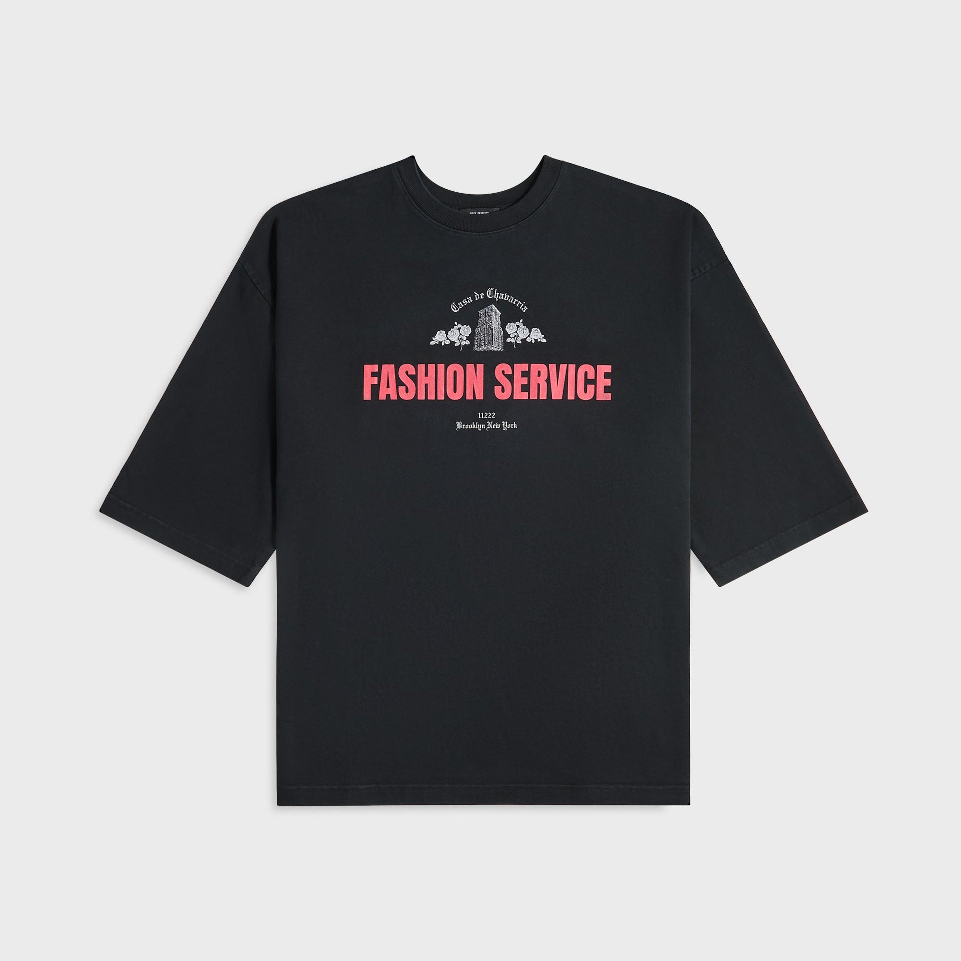 Willy Chavarria Casa De Chavarria Buffalo Tee - Black