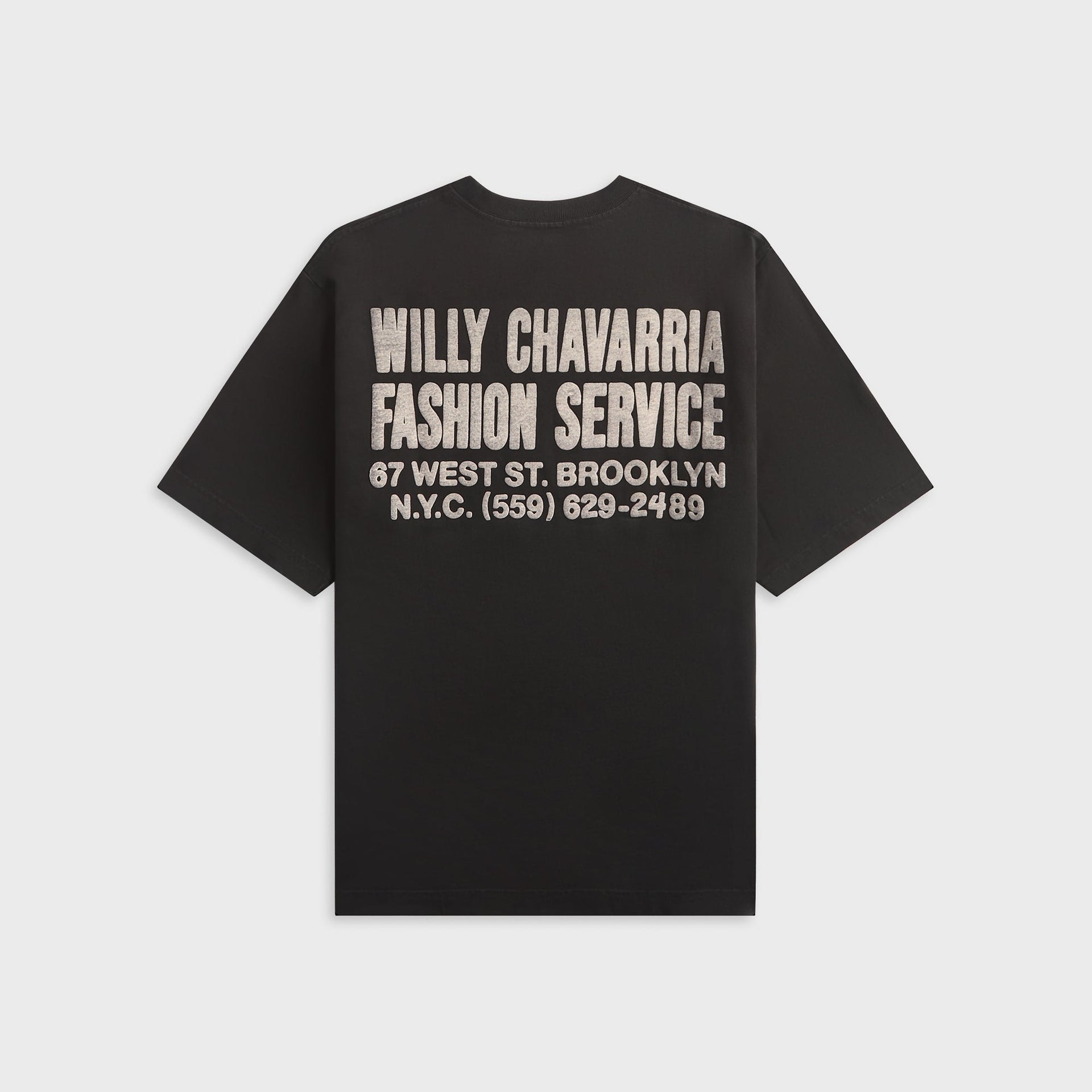 Willy Chavarria Fashion Services Standard Tee - Black