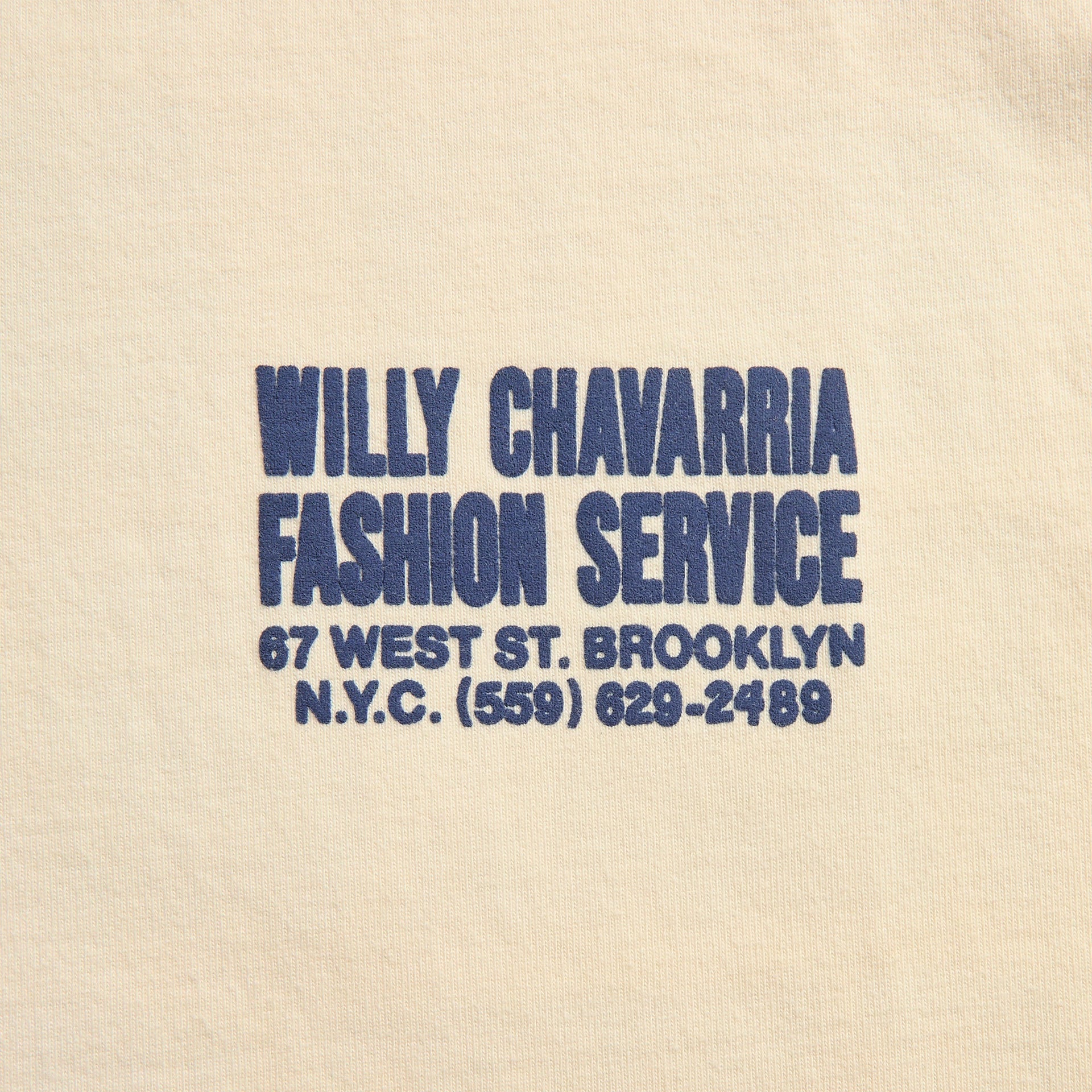 Willy Chavarria Fashion Services Standard Tee - Masa