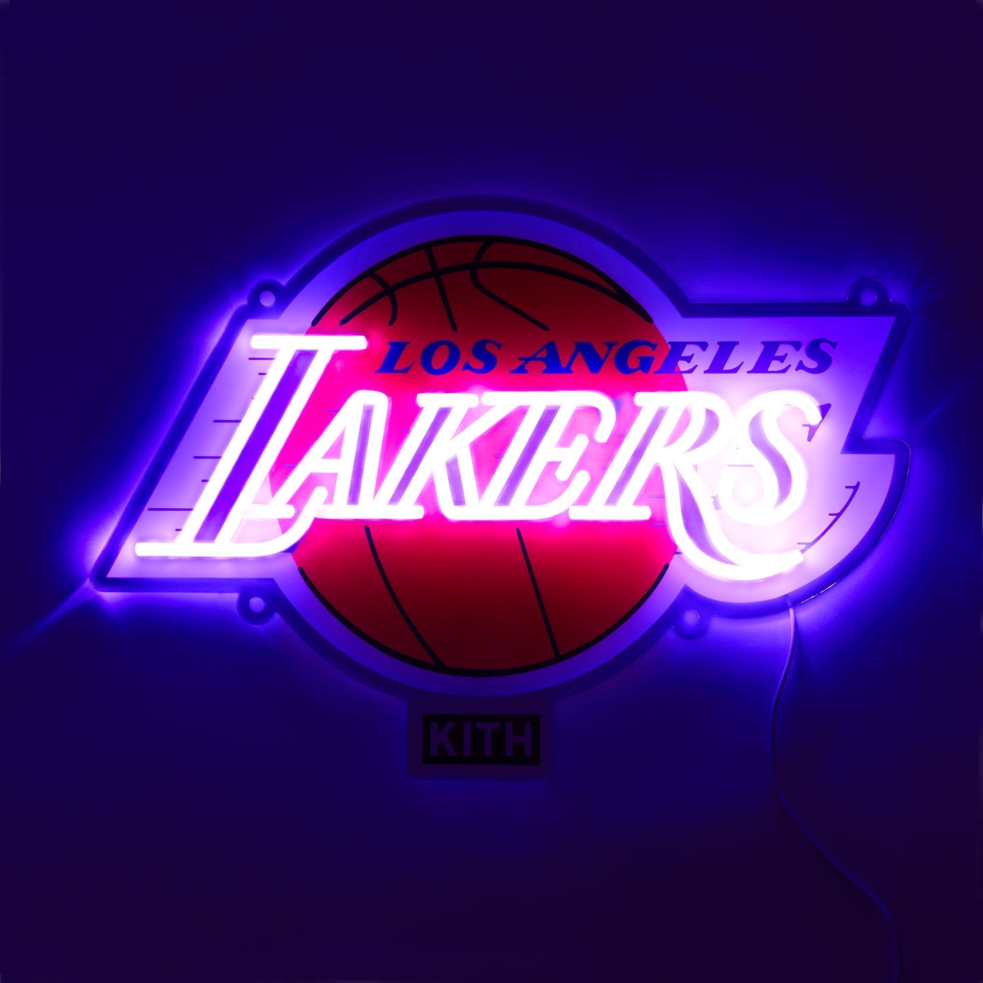 Kith & Yellowpop for NBA All-Star Los Angeles Lakers Neon Sign
