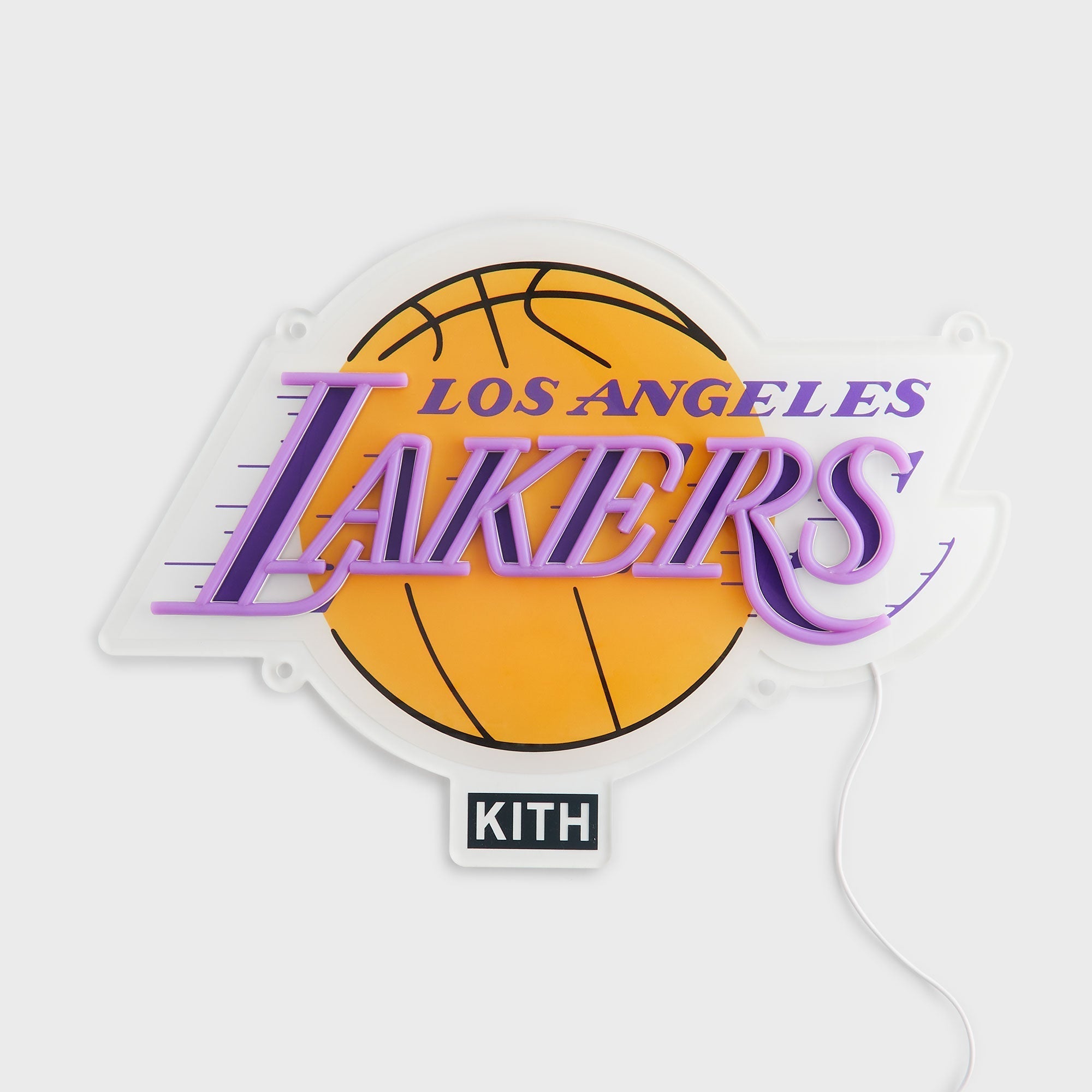 Kith & Yellowpop for NBA All-Star Los Angeles Lakers Neon Sign