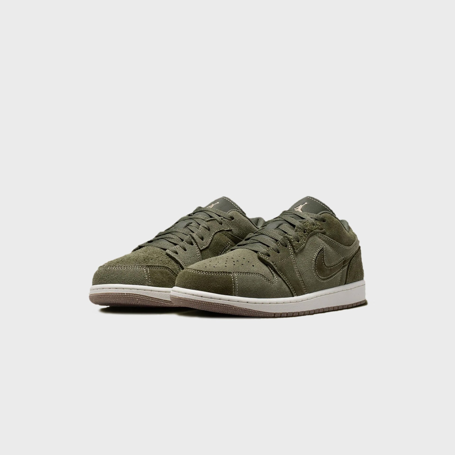 Jordan Air Jordan 1 Low SE Craft - Cargo Khaki / Khaki / Coconut Milk
