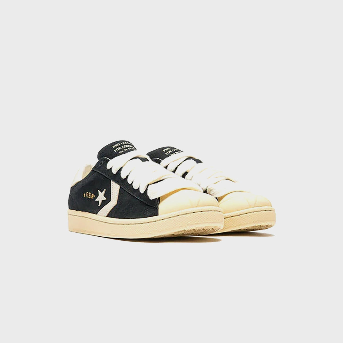 Converse x GOLF le FLEUR* 1908 Pro Leather - Black / Pristine / Banana Crepe