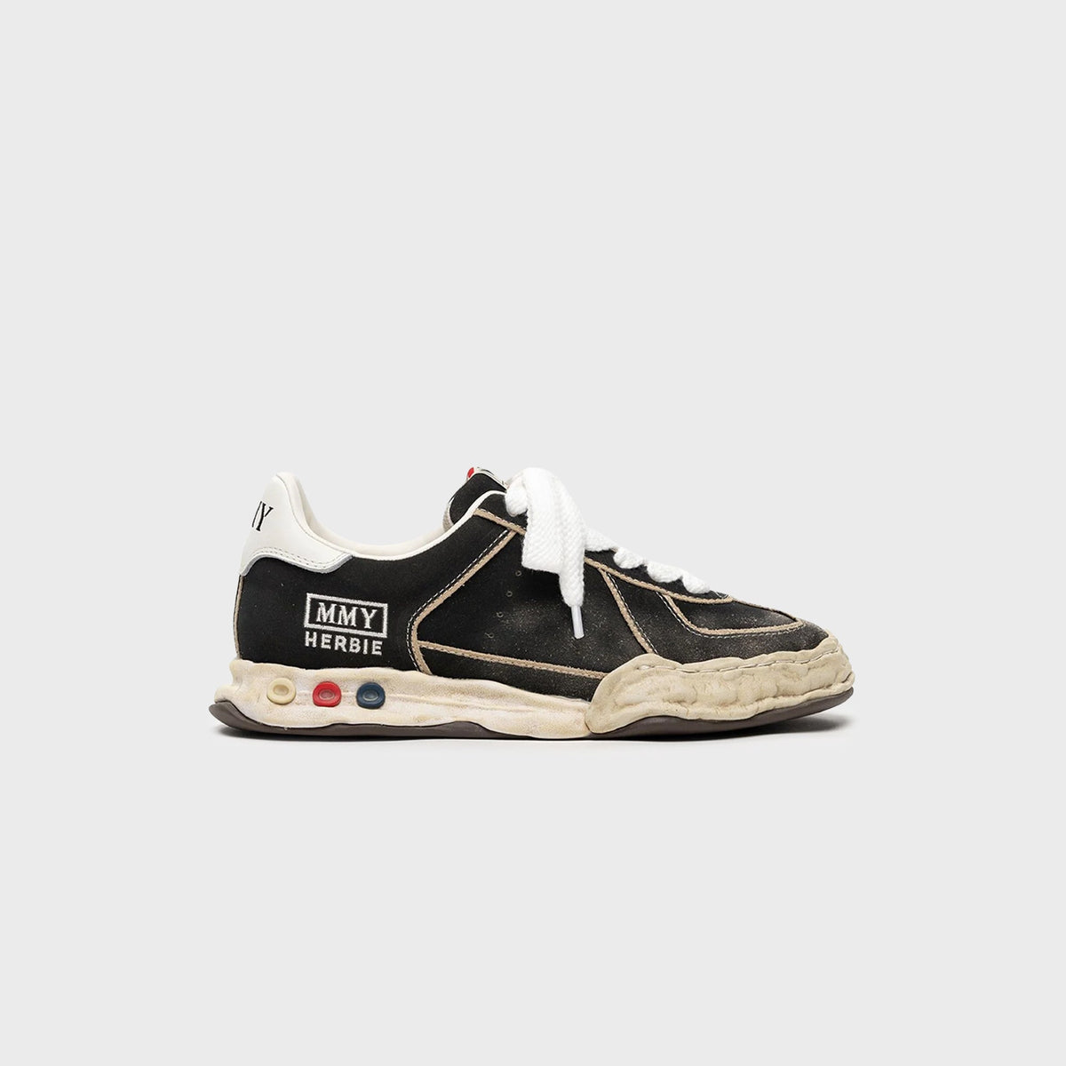 Maison MIHARA YASUHIRO Herbie OG Sole Overdye Suede Low-top Sneakers - Black