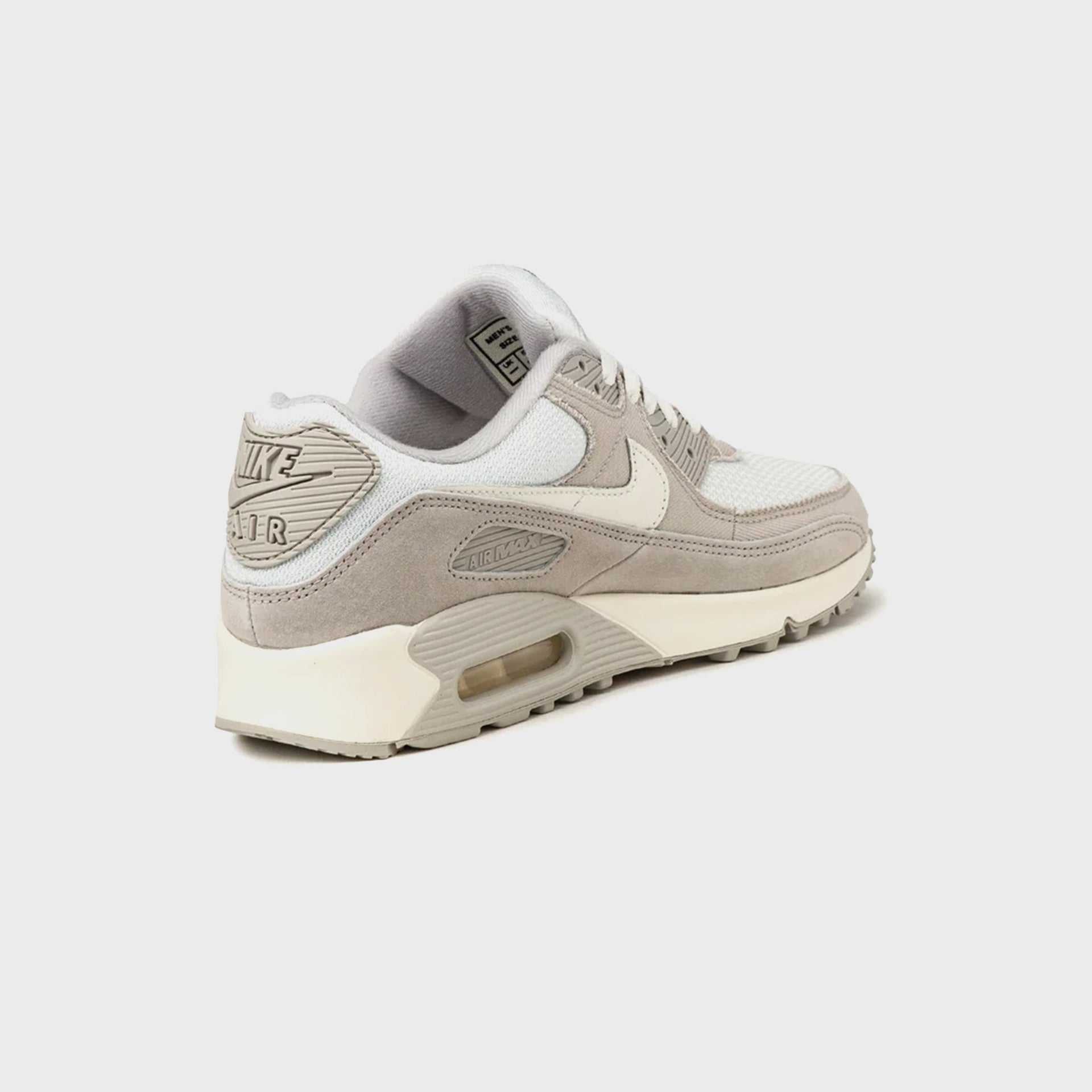 Nike Air Max 90 - Light Iron Ore / Sail / Pale Ivory / Infrared 23