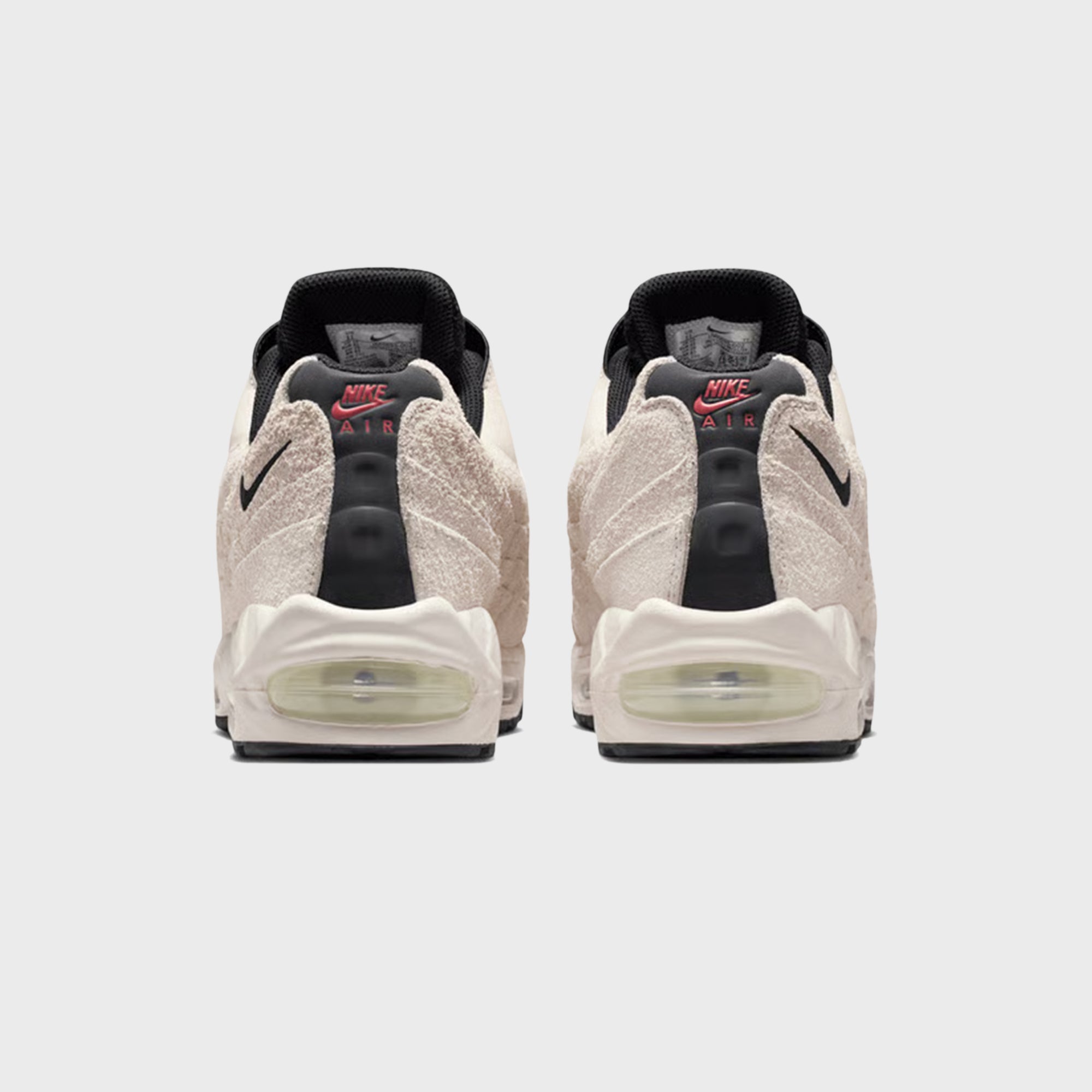 Nike Air Max 95 Zip - Phantom / Black / Light Crimson / Smoke Grey